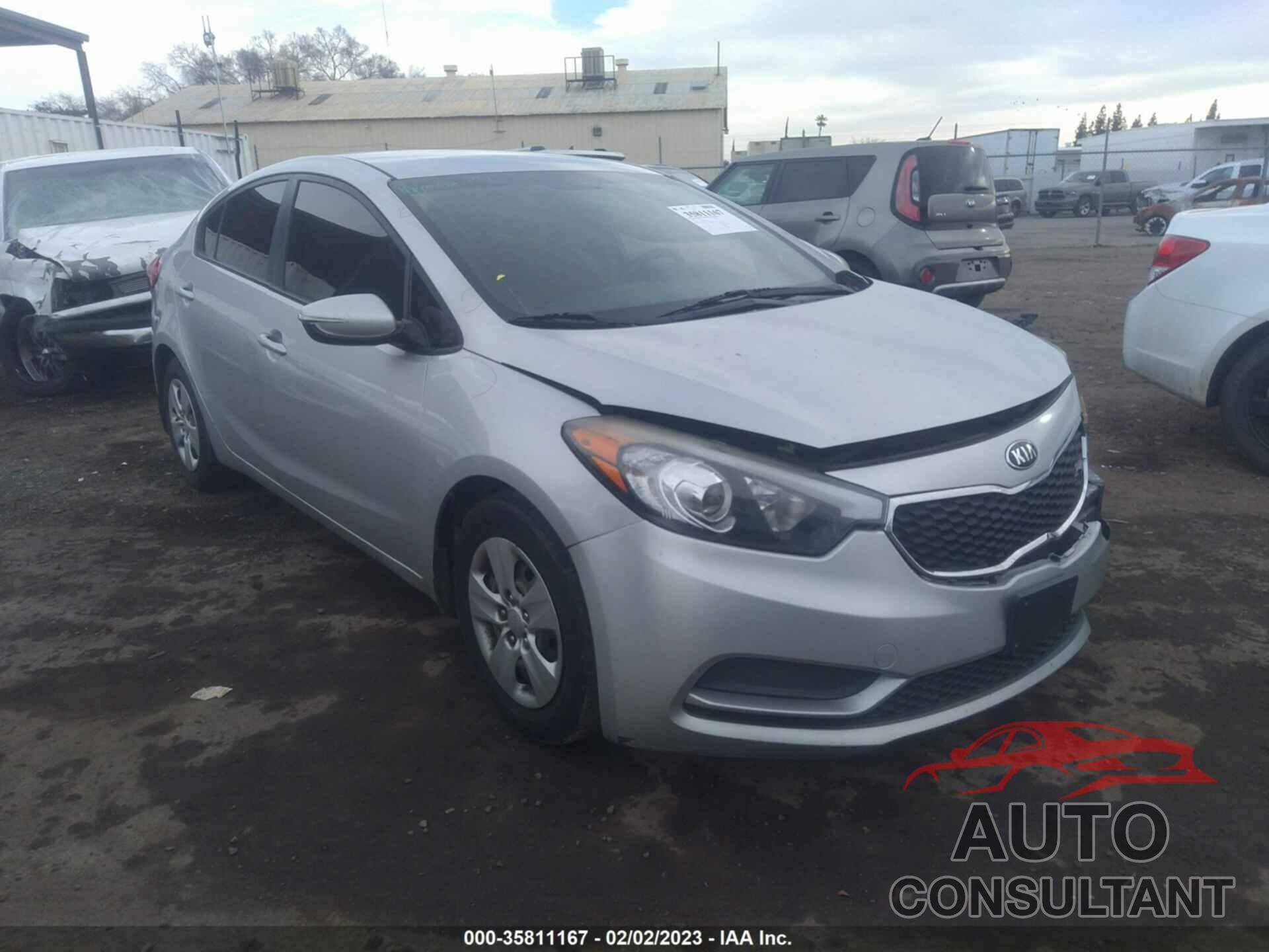 KIA FORTE 2016 - KNAFX4A61G5497439