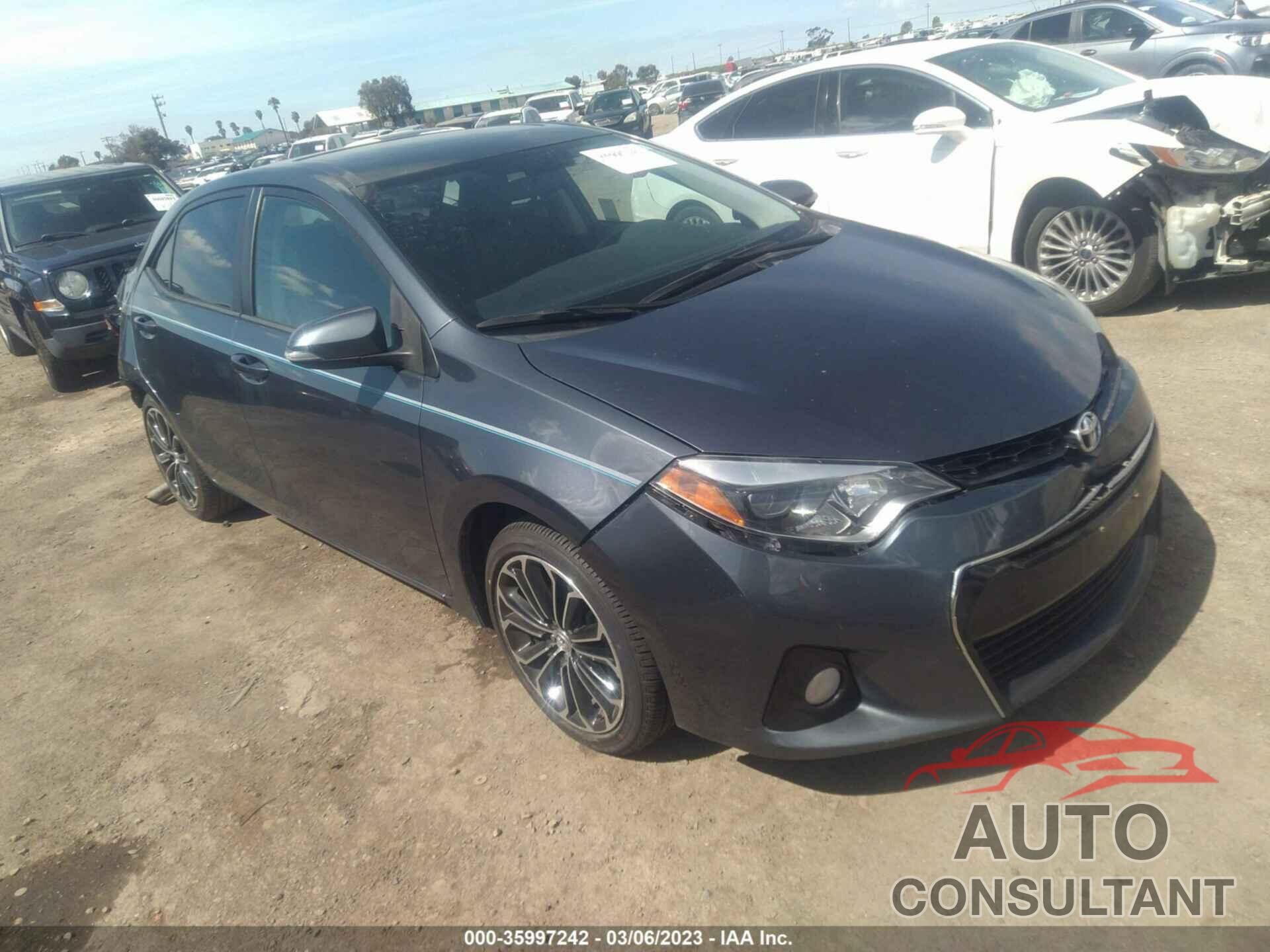 TOYOTA COROLLA 2016 - 5YFBURHE0GP424778