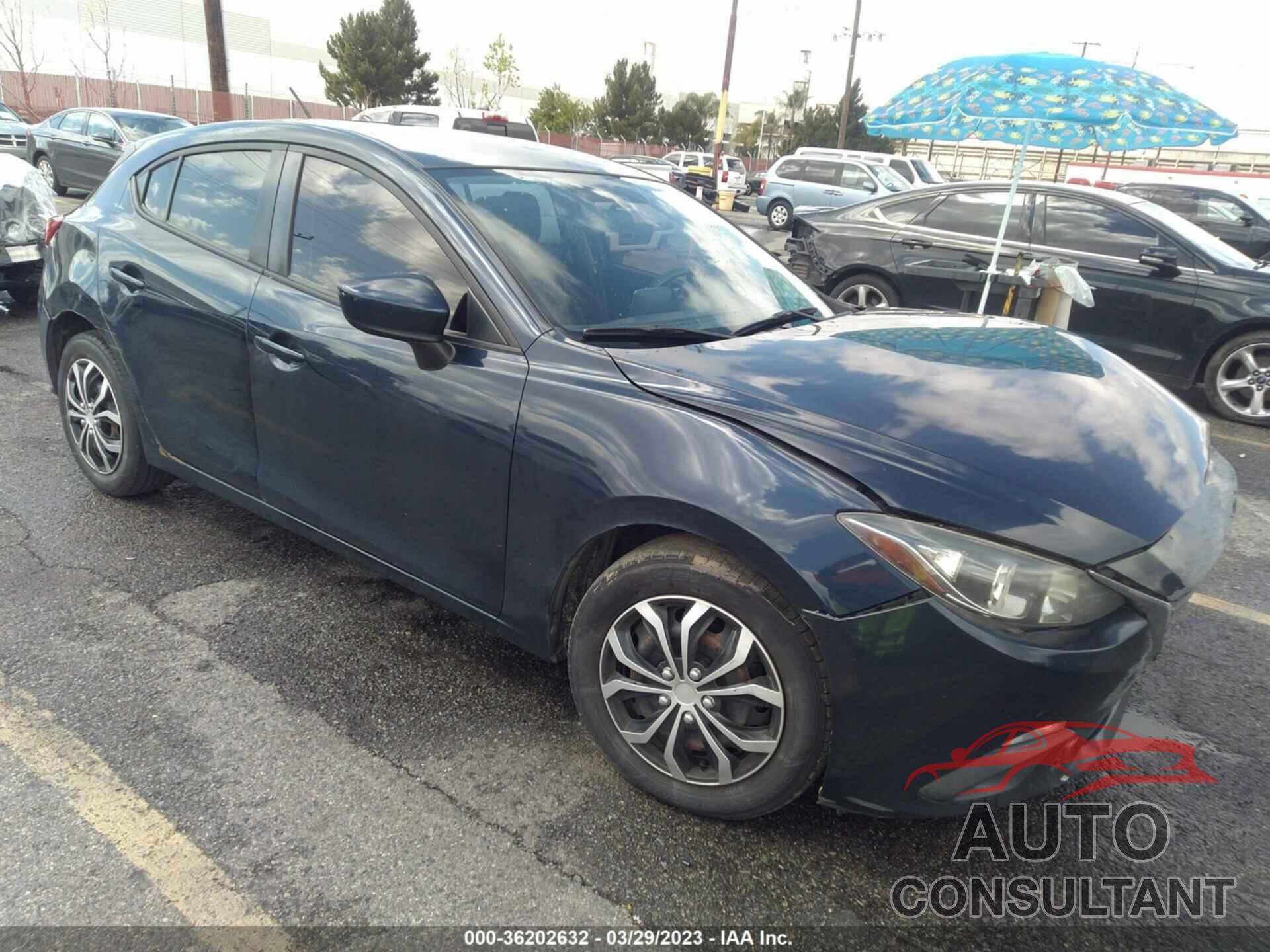 MAZDA MAZDA3 2015 - JM1BM1K78F1246245