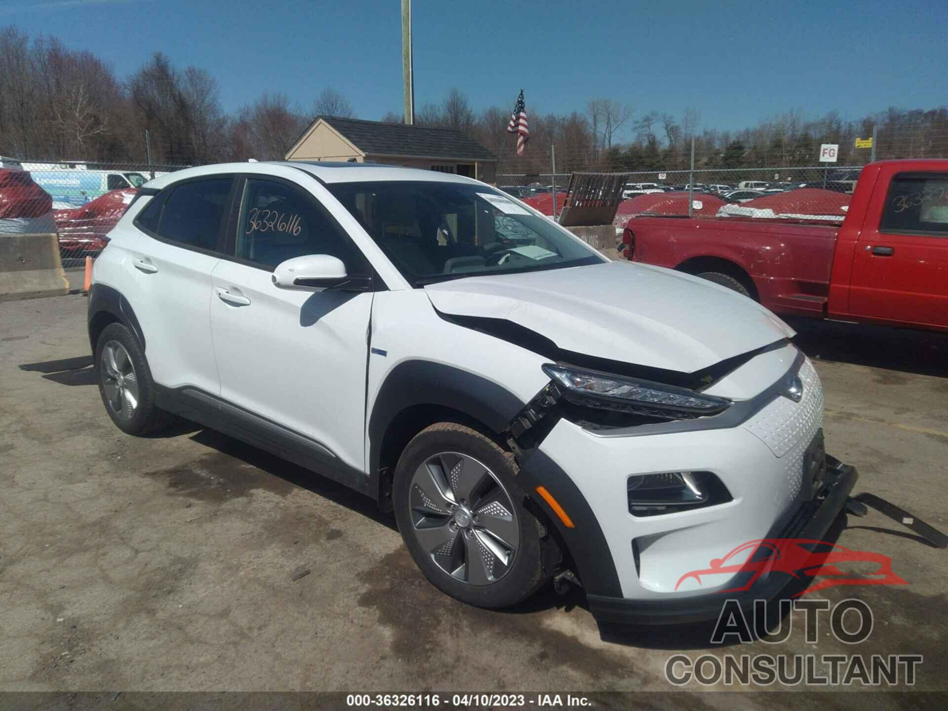 HYUNDAI KONA EV 2019 - KM8K33AG6KU052012