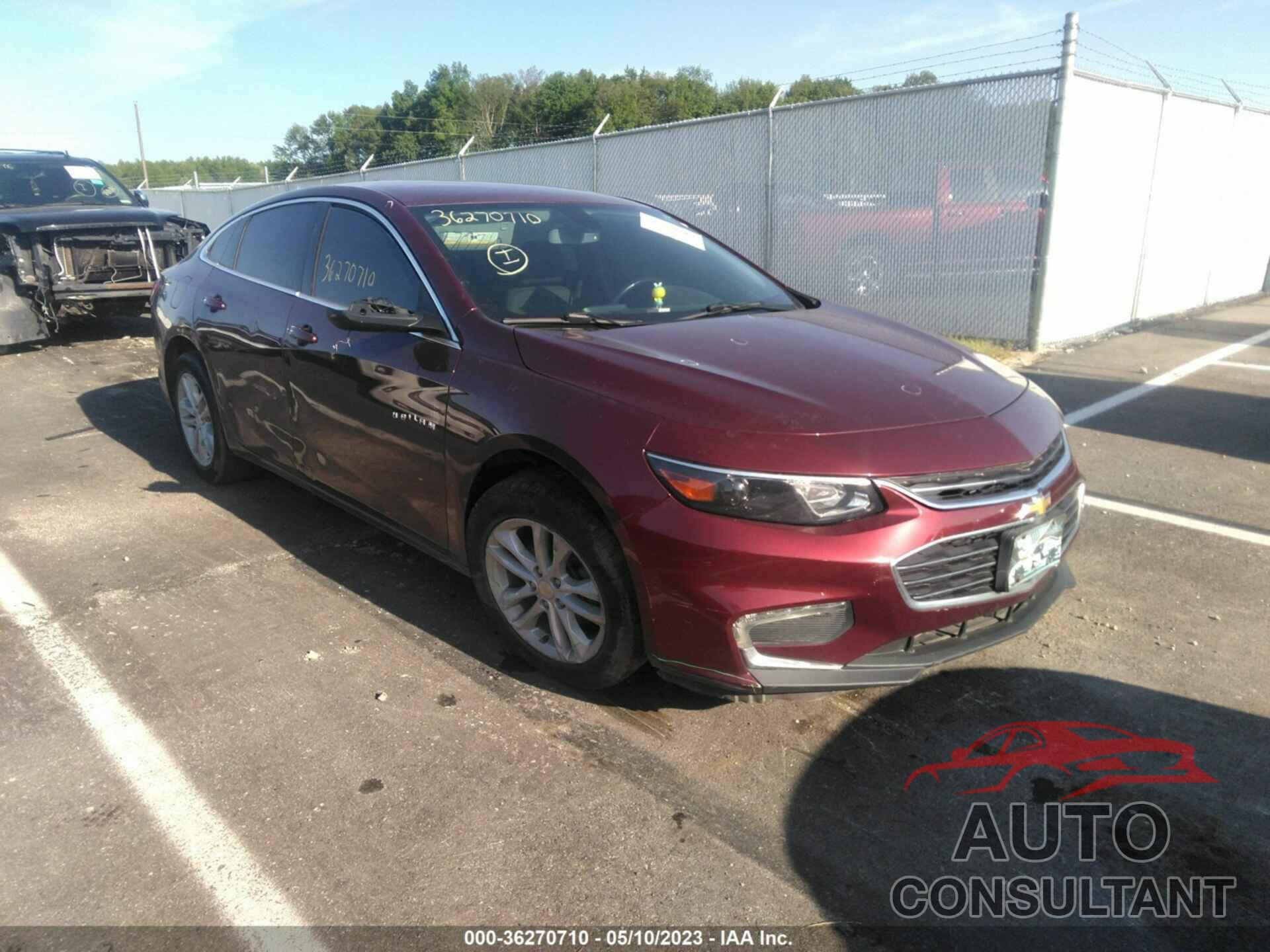 CHEVROLET MALIBU 2016 - 1G1ZE5ST7GF172992