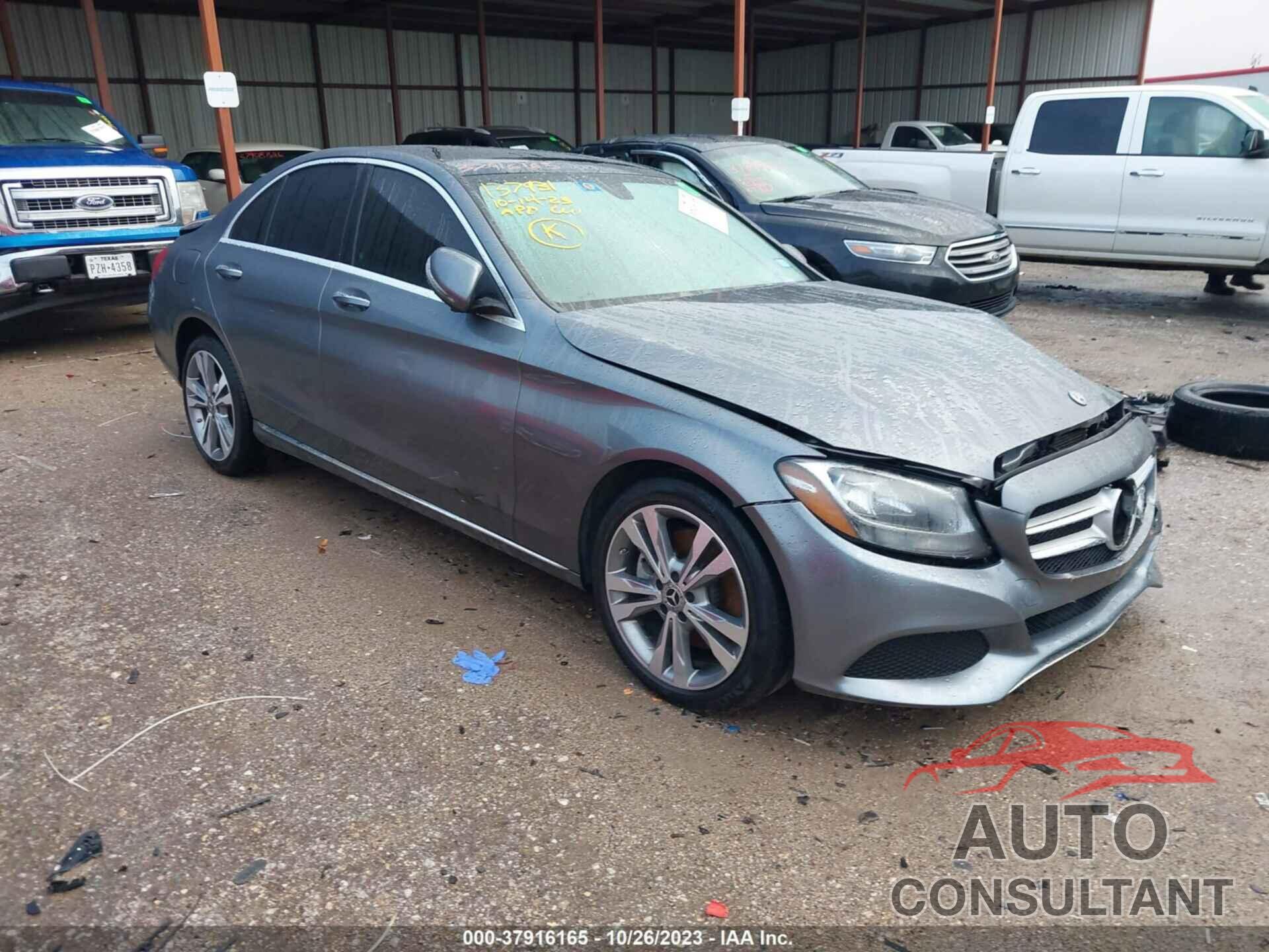 MERCEDES-BENZ C-CLASS 2018 - WDDWF4JB7JR331712