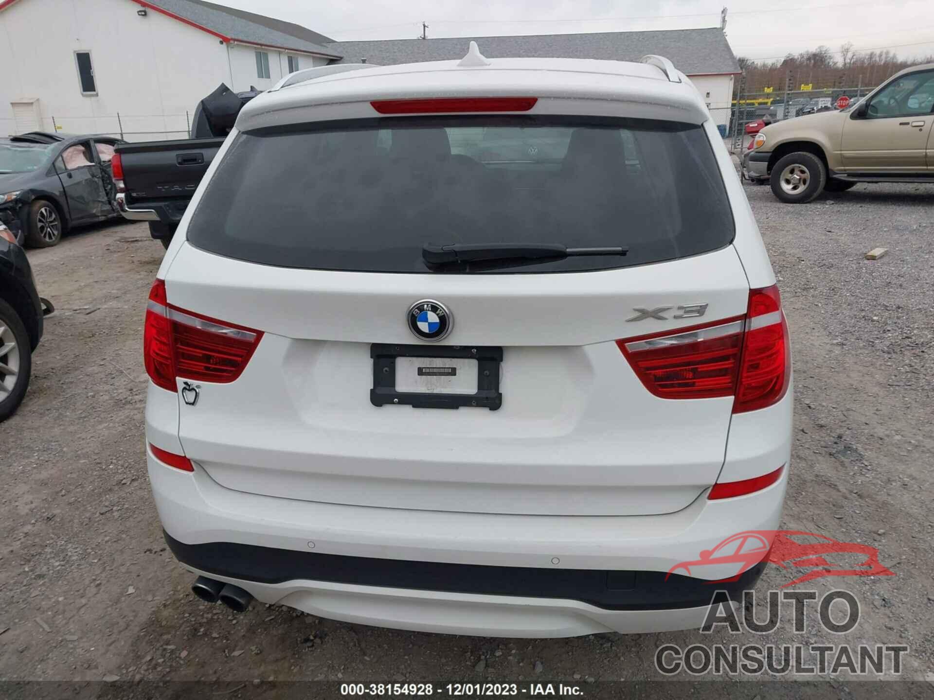 BMW X3 2016 - 5UXWX9C58G0D91377