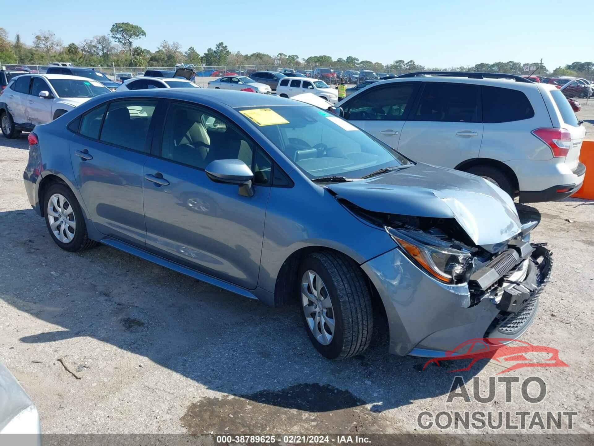 TOYOTA COROLLA 2020 - JTDEPRAE6LJ043093