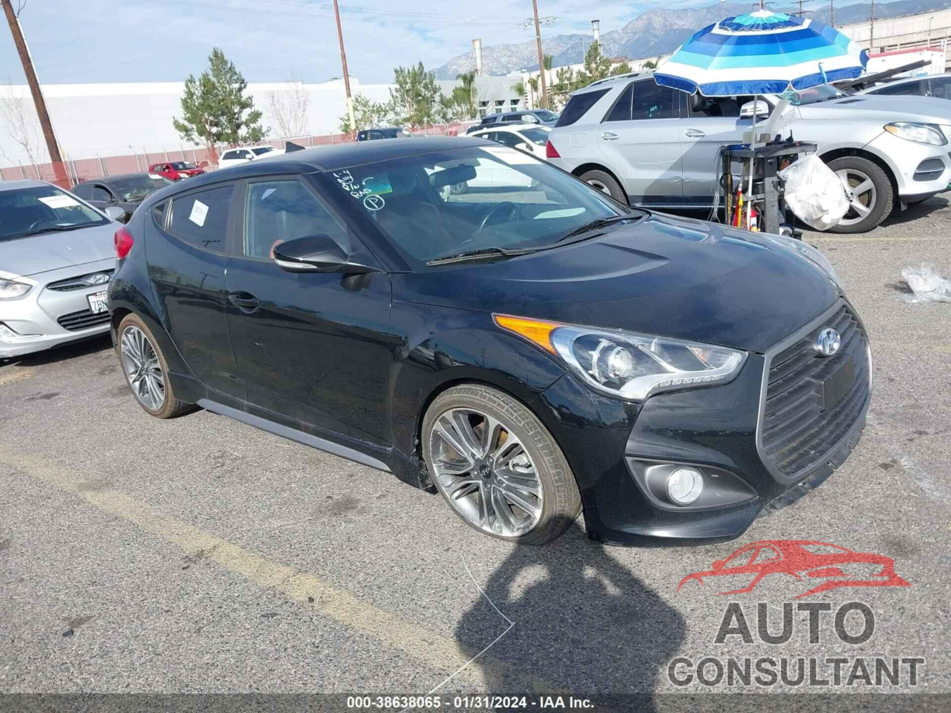 HYUNDAI VELOSTER 2017 - KMHTC6AE0HU314409