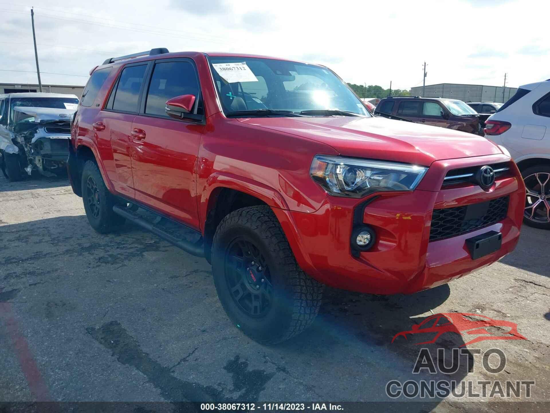 TOYOTA 4RUNNER 2022 - JTENU5JR1N5978369