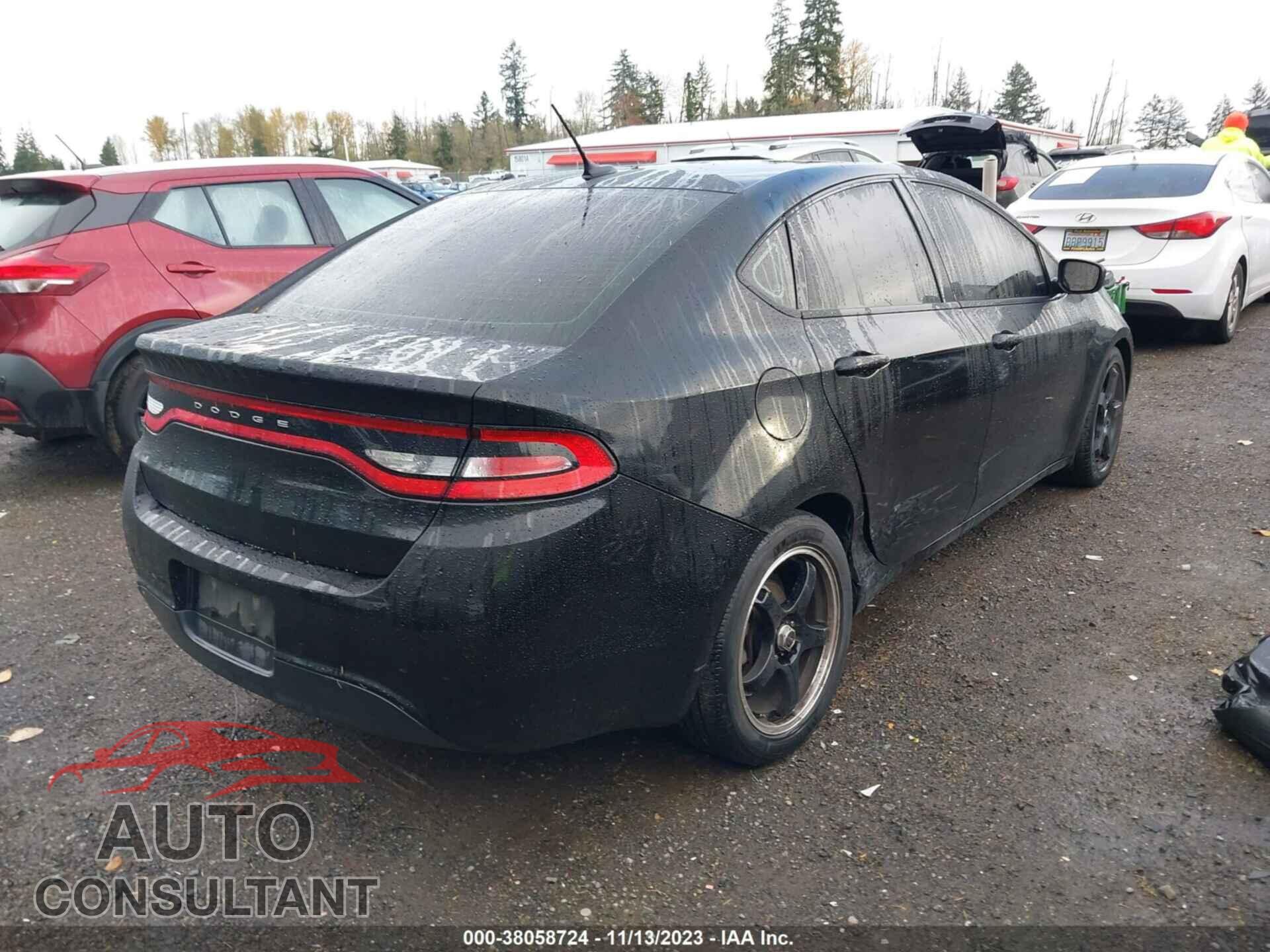 DODGE DART 2015 - 1C3CDFBB7FD405653