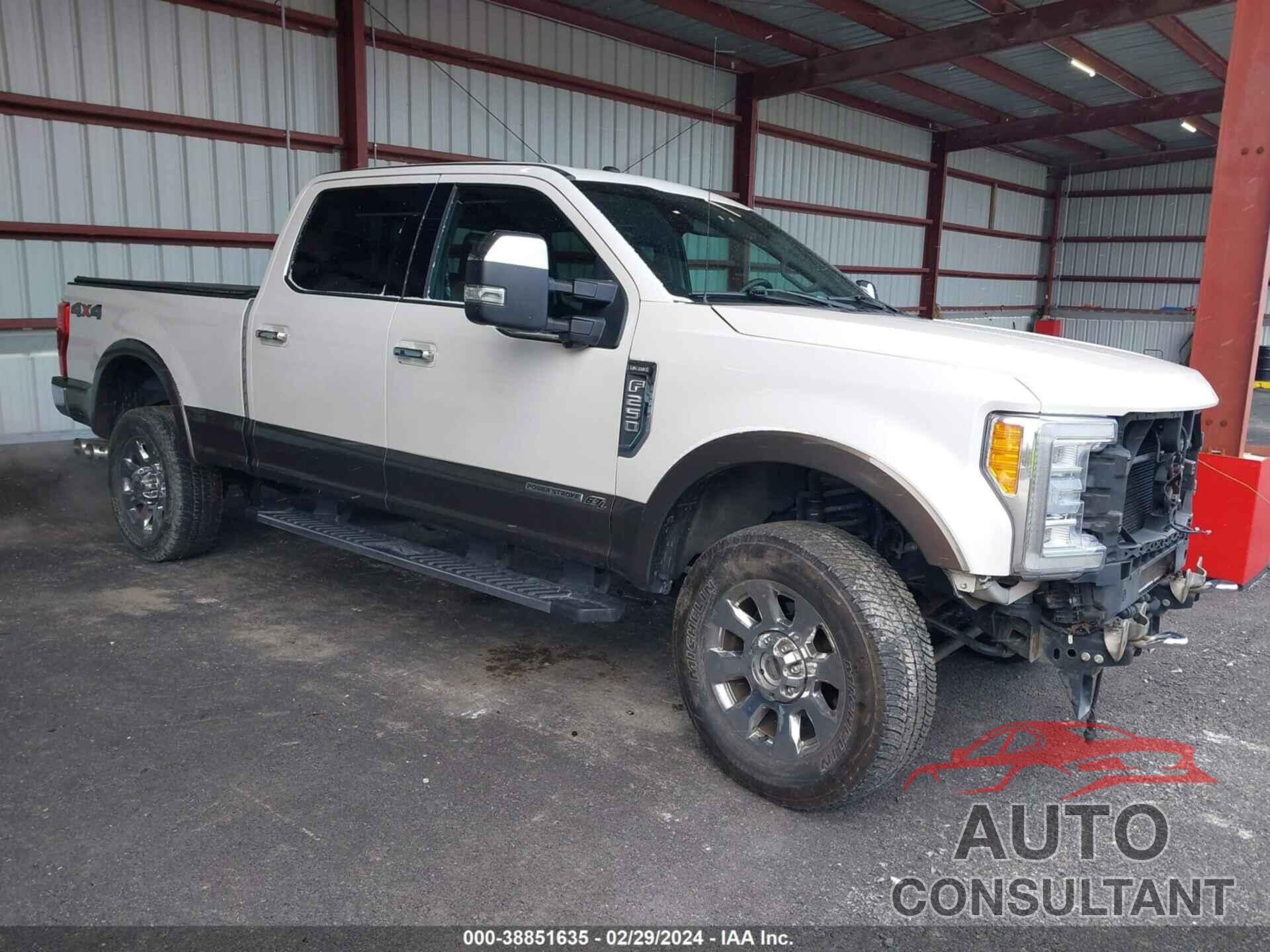 FORD F-250 2017 - 1FT7W2BT7HEB12163