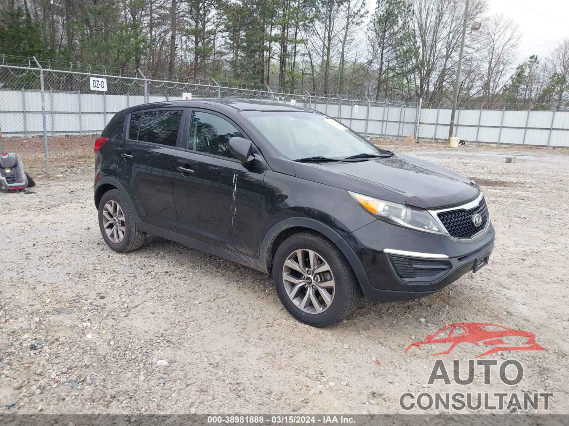 KIA SPORTAGE 2016 - KNDPB3AC0G7846830