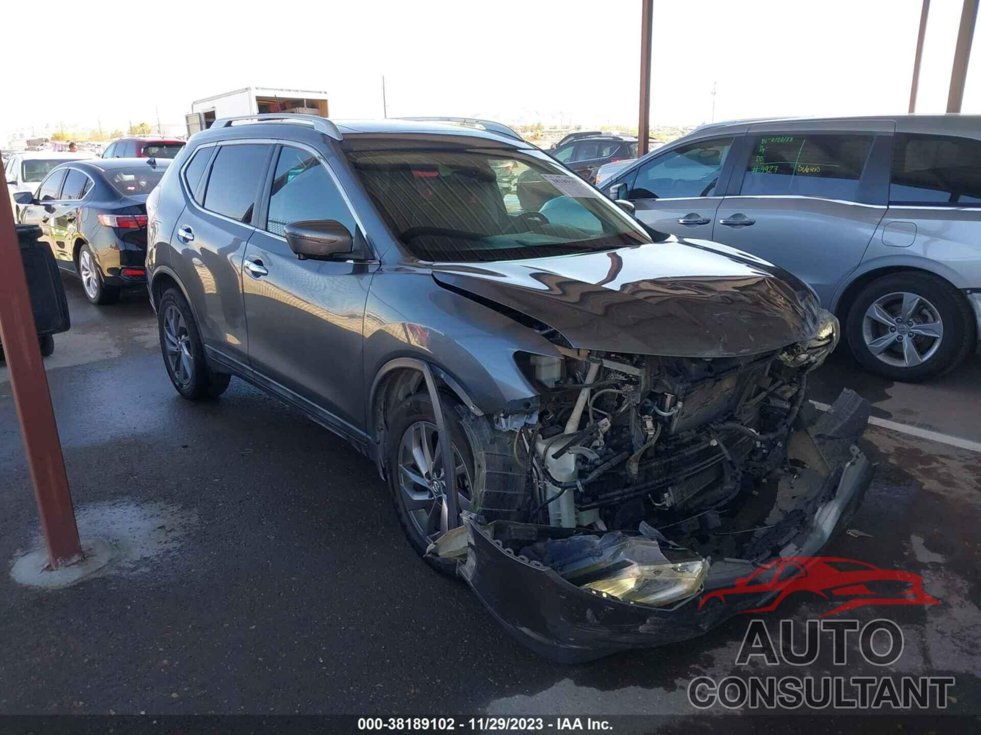 NISSAN ROGUE 2016 - 5N1AT2MT2GC777358