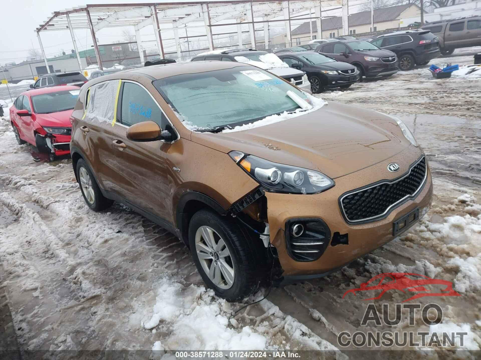KIA SPORTAGE 2017 - KNDPMCAC5H7161170