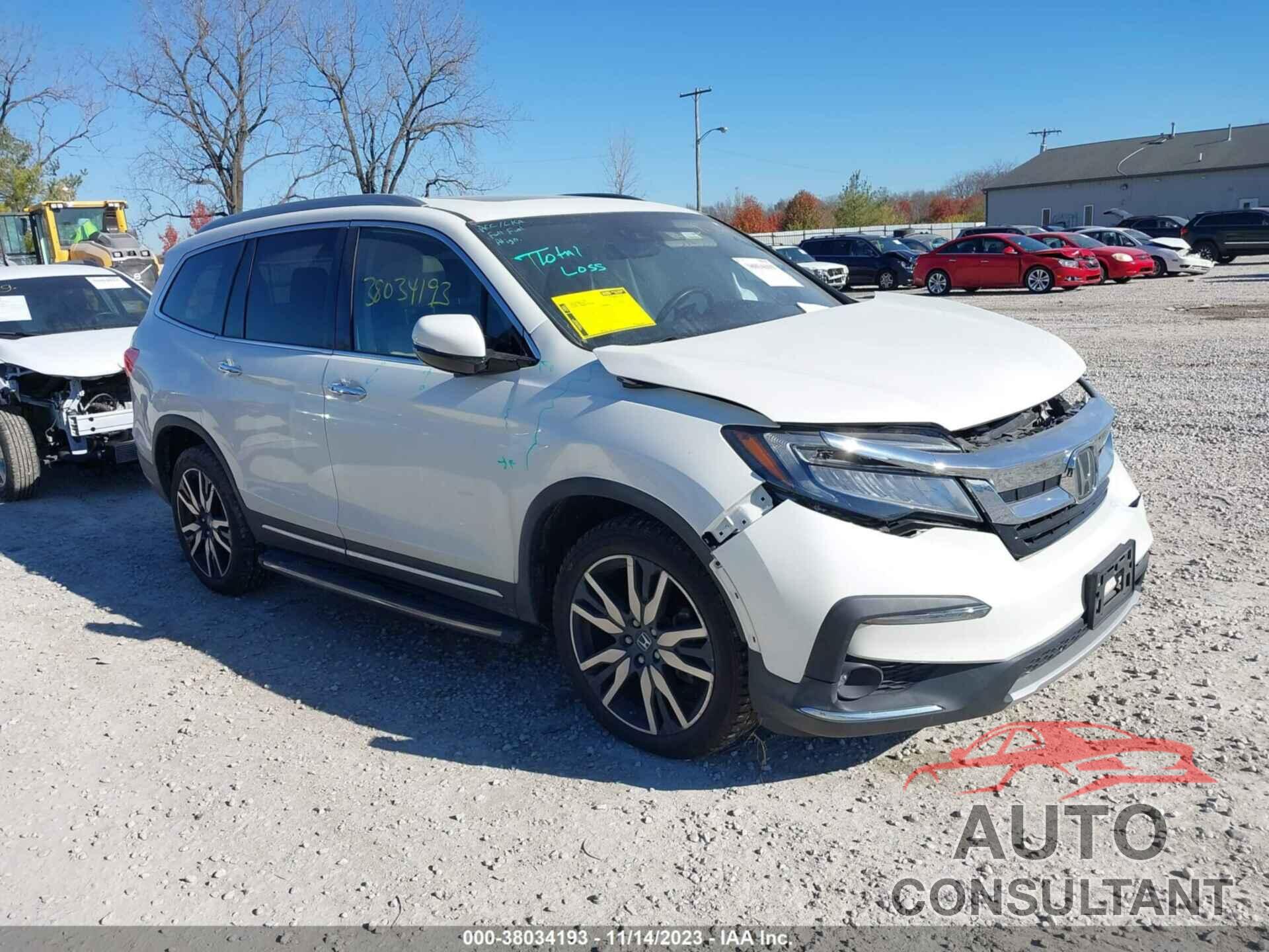 HONDA PILOT 2019 - 5FNYF6H00KB024456