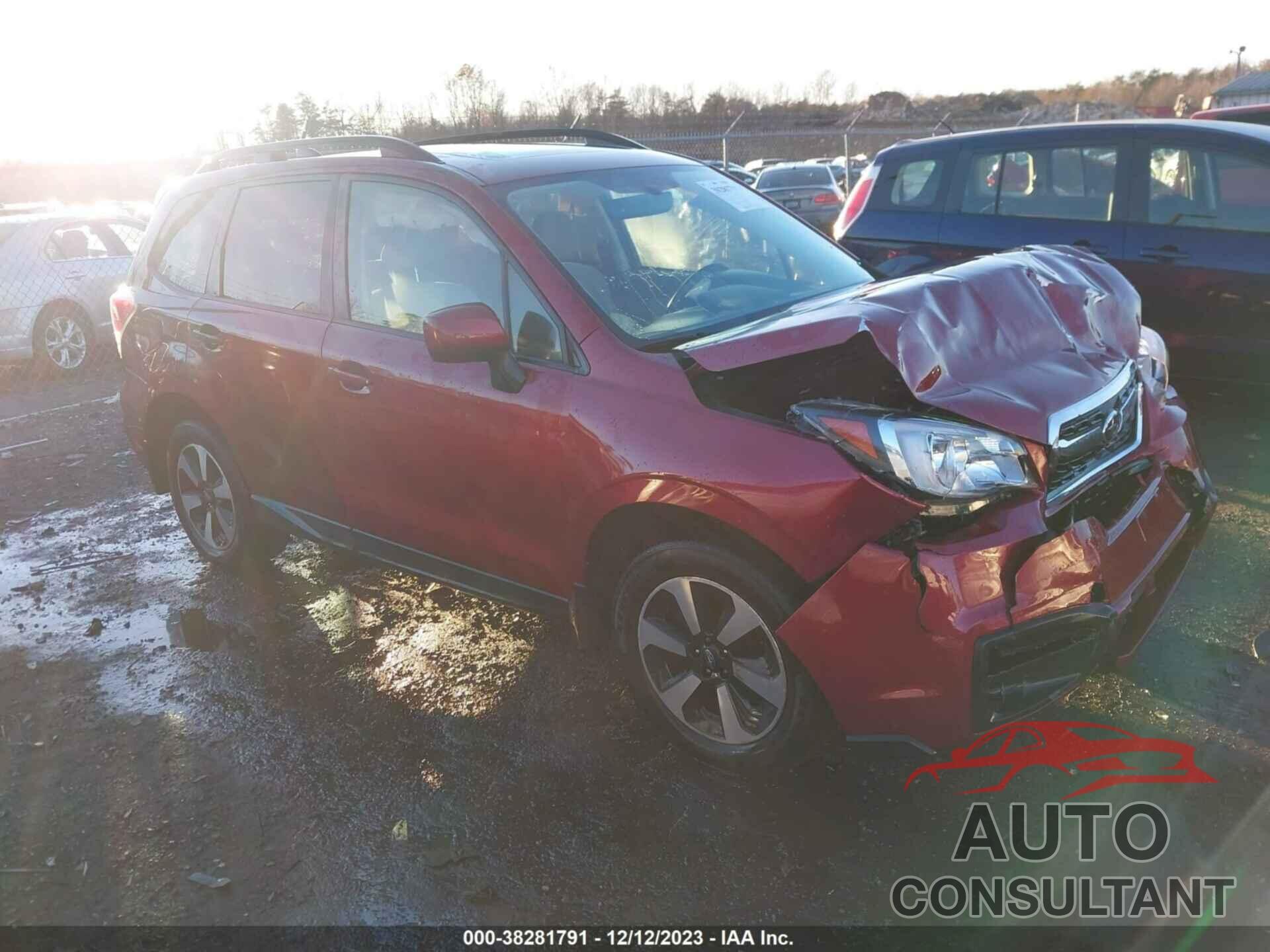 SUBARU FORESTER 2018 - JF2SJAEC4JH487965