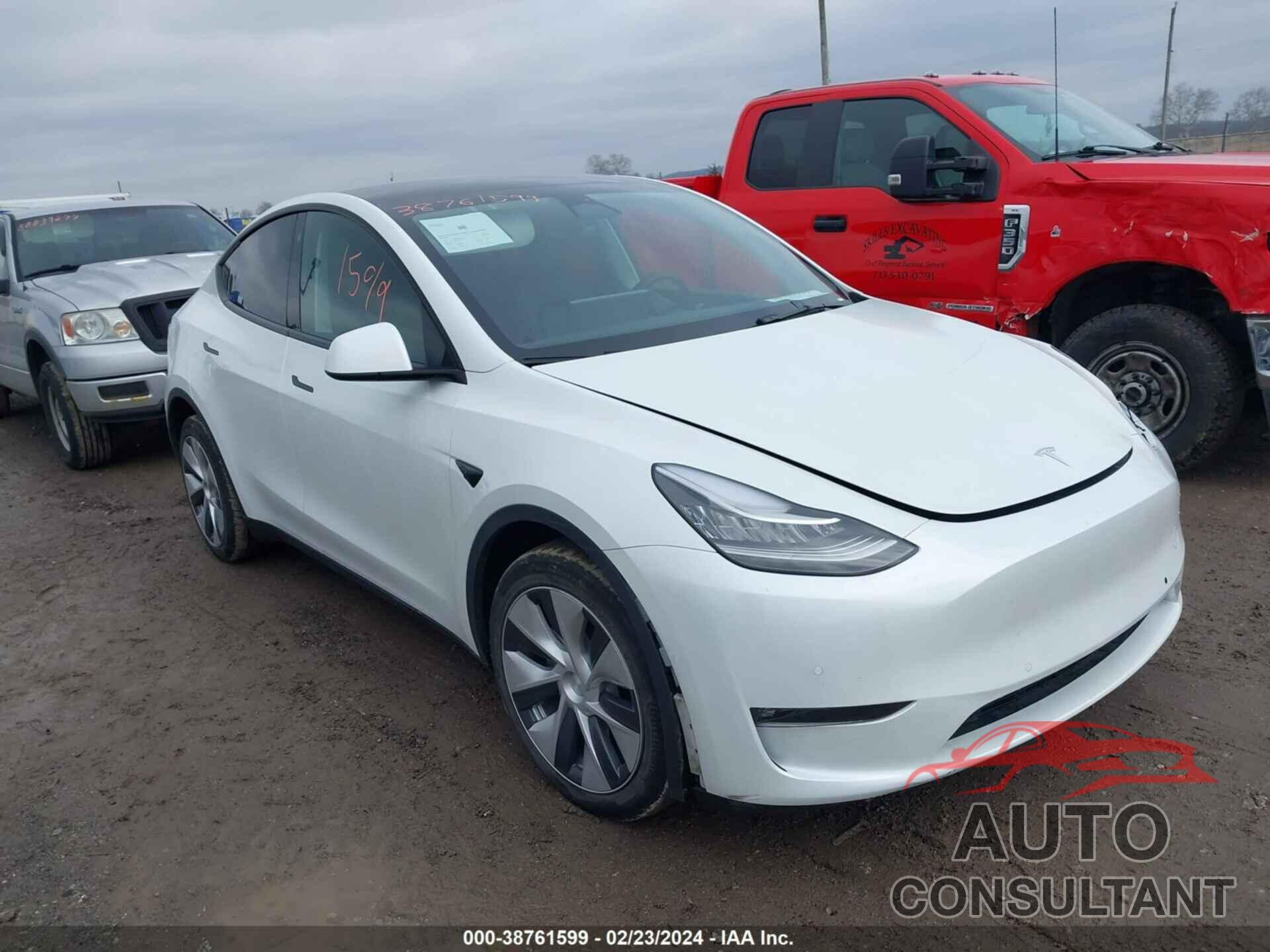 TESLA MODEL Y 2022 - 7SAYGDEE0NF494415