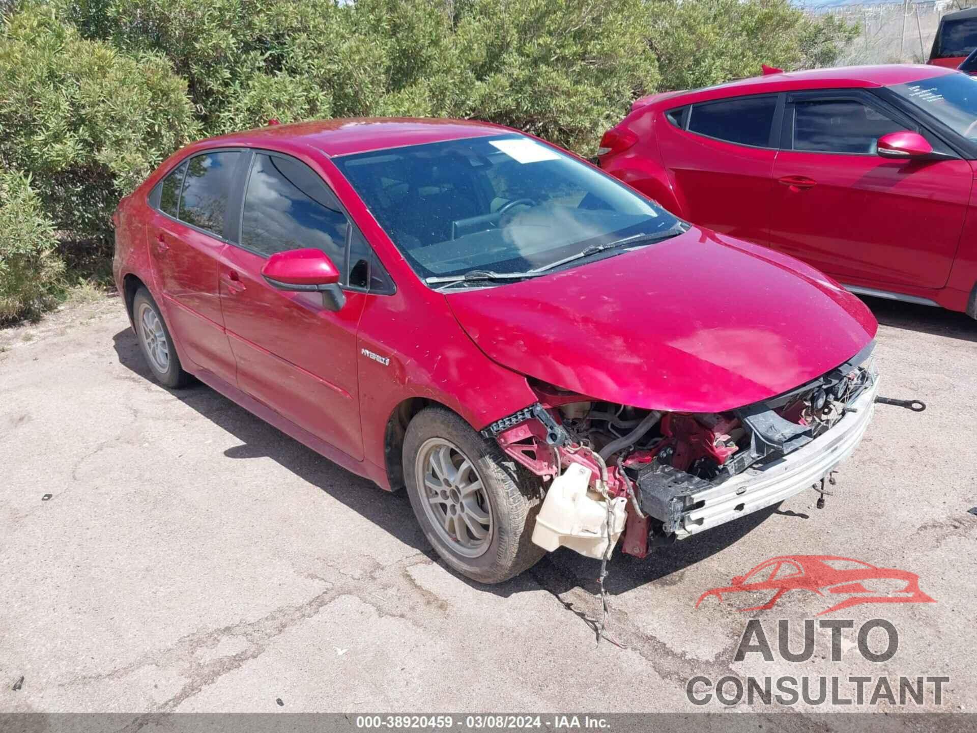 TOYOTA COROLLA 2020 - JTDEBRBE7LJ018703