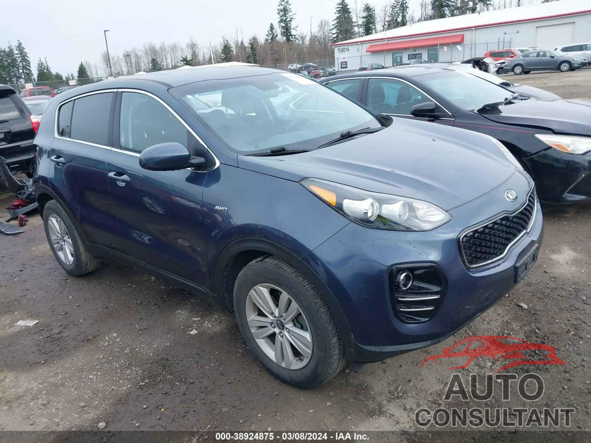 KIA SPORTAGE 2017 - KNDPMCAC8H7079384