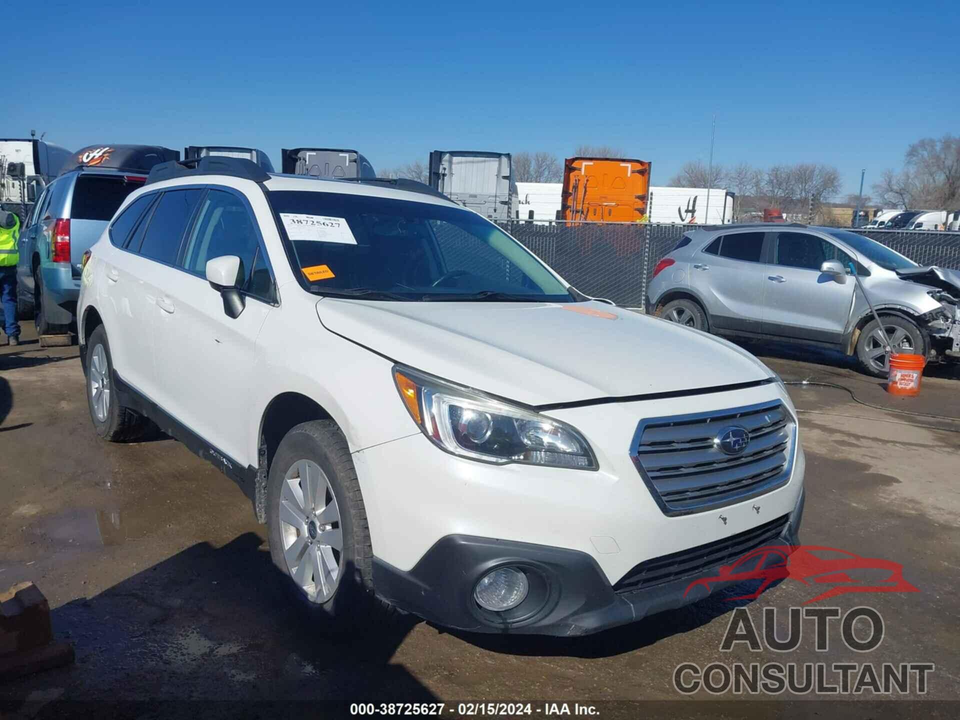 SUBARU OUTBACK 2016 - 4S4BSACC5G3287774