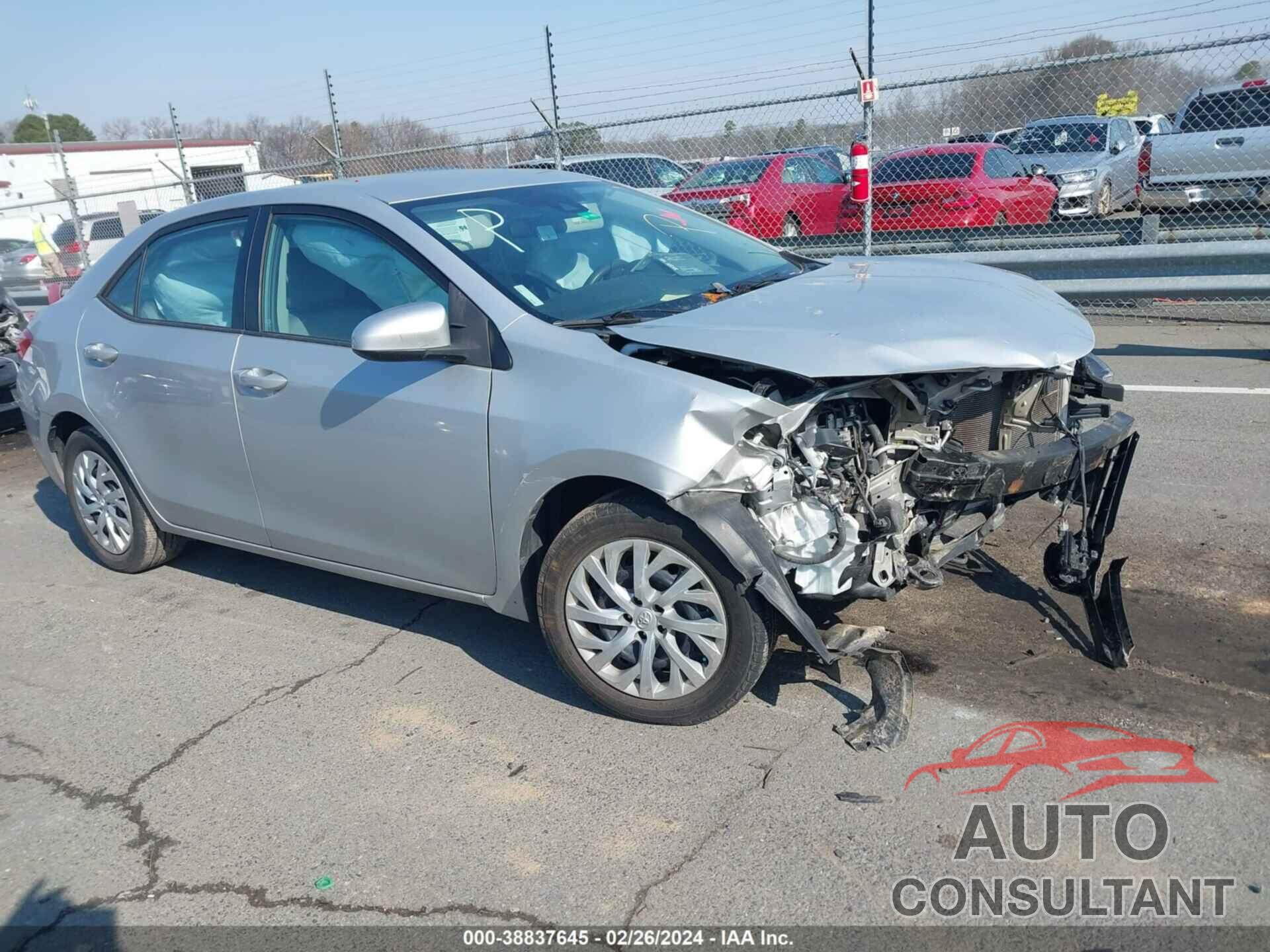 TOYOTA COROLLA 2017 - 5YFBURHE8HP624194