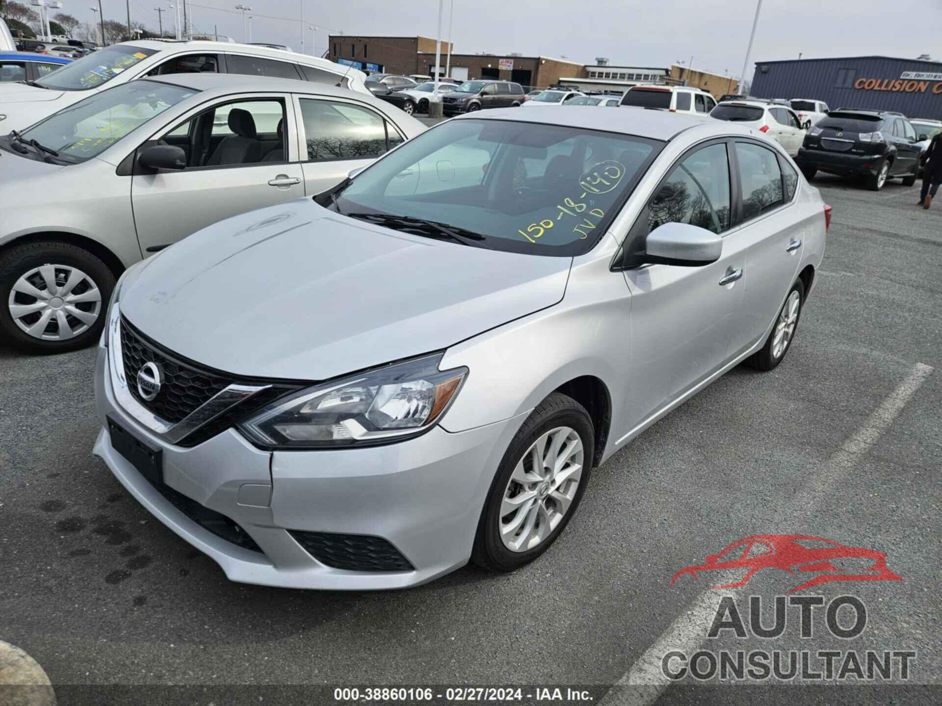 NISSAN SENTRA 2018 - 3N1AB7AP3JL647972