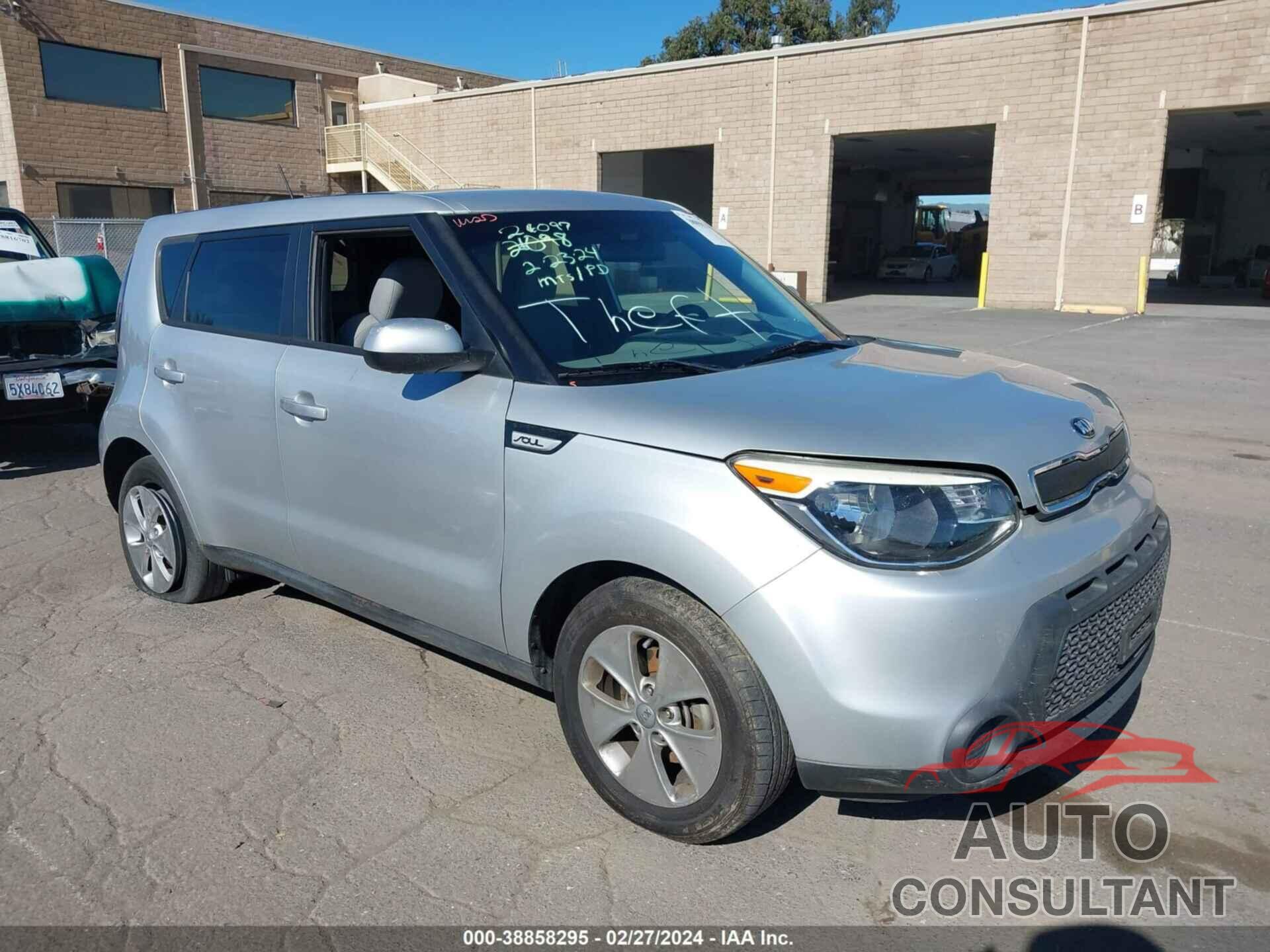 KIA SOUL 2016 - KNDJN2A28G7822144