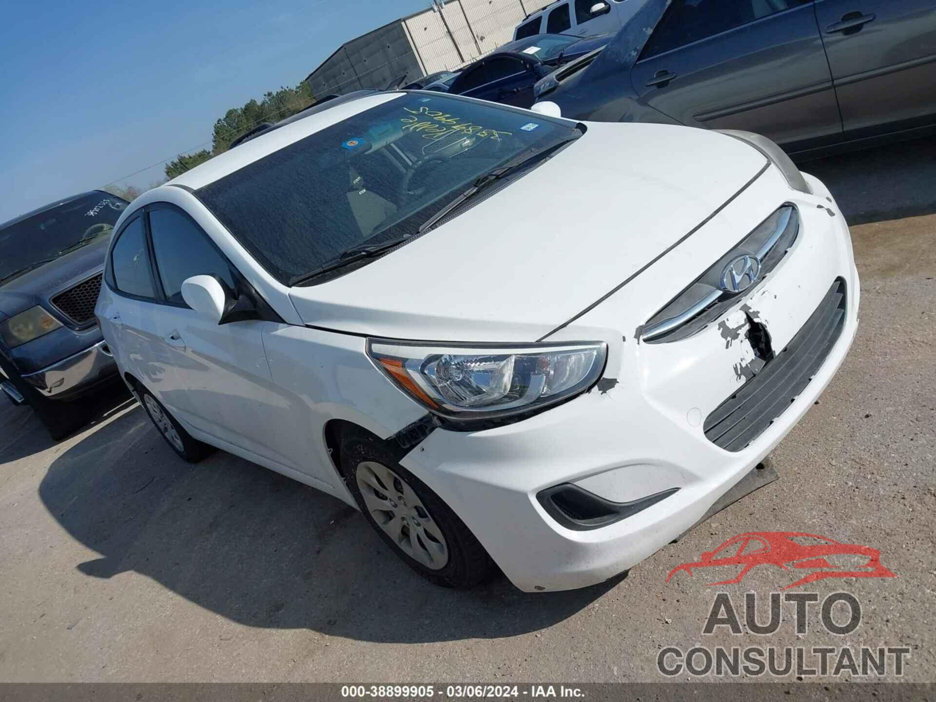 HYUNDAI ACCENT 2016 - KMHCT4AEXGU062803