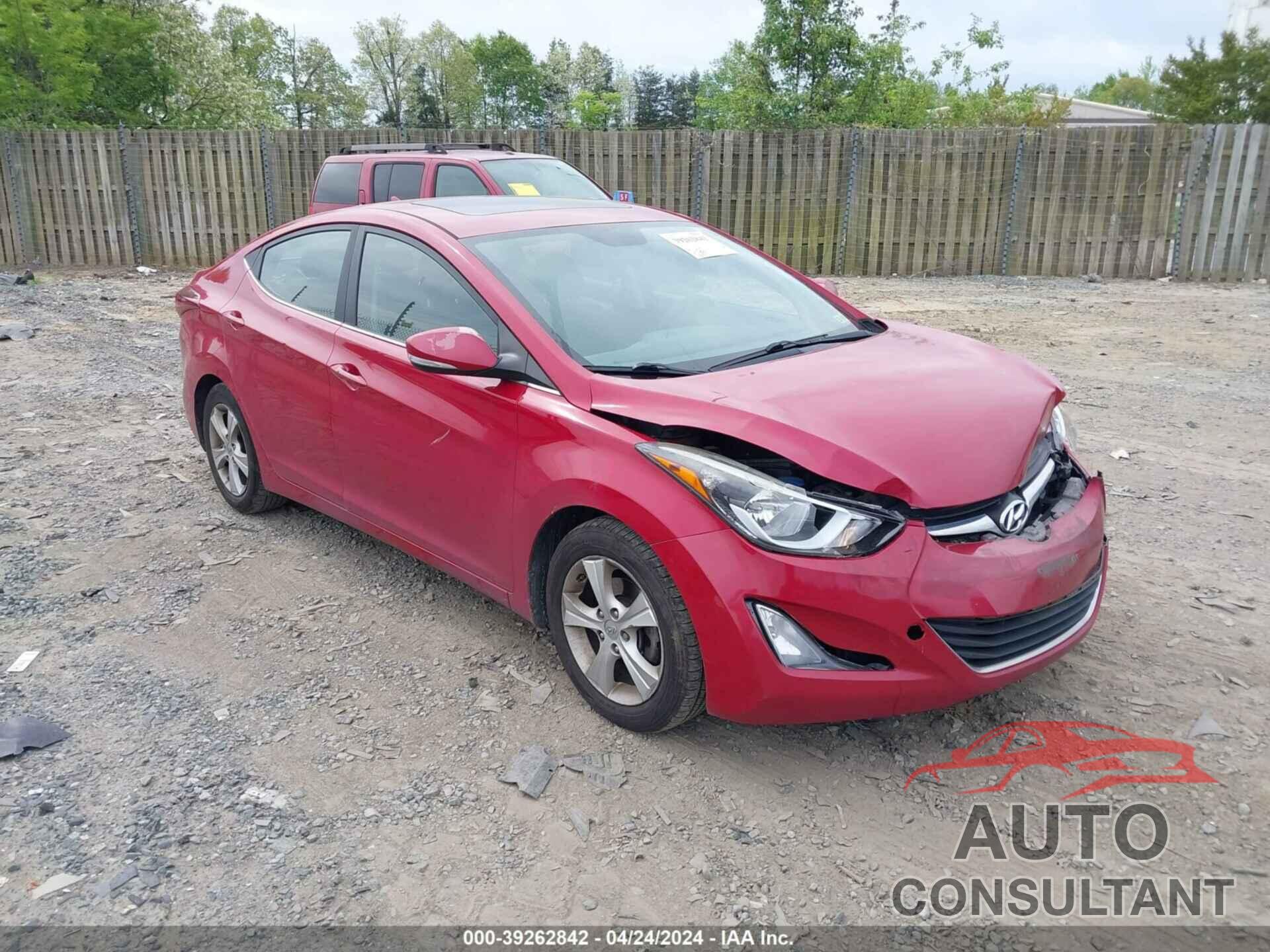 HYUNDAI ELANTRA 2016 - KMHDH4AE6GU491538