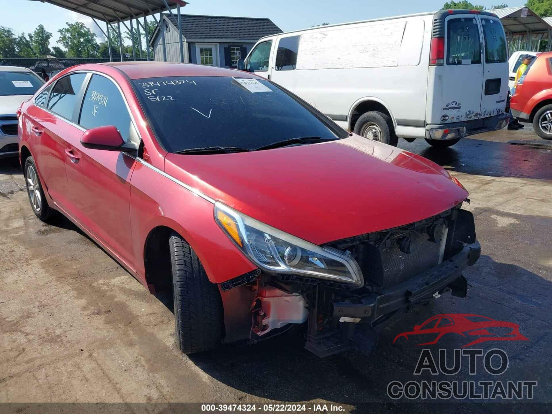 HYUNDAI SONATA 2017 - 5NPE24AFGHH522379