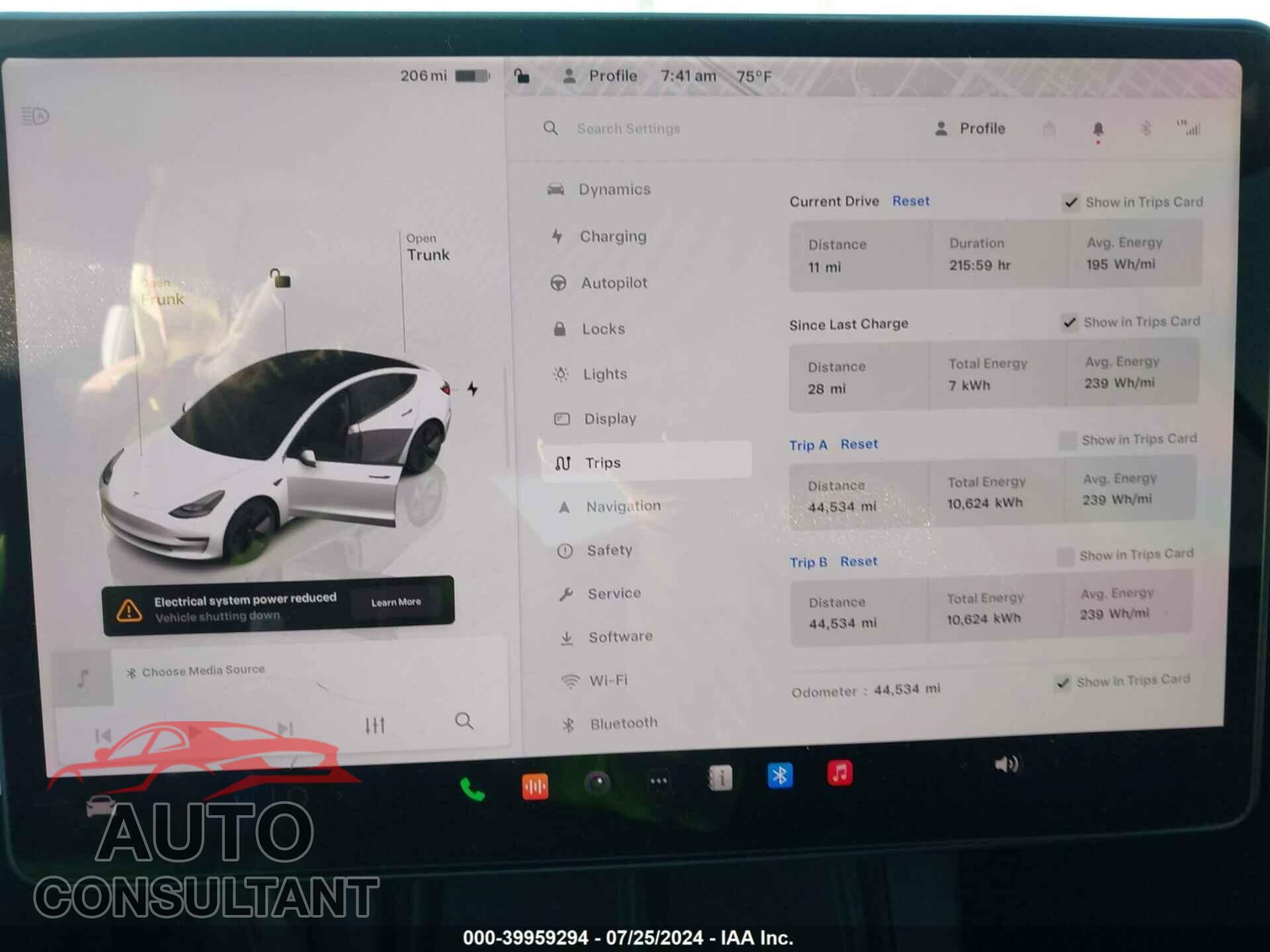 TESLA MODEL 3 2022 - 5YJ3E1EB7NF210831