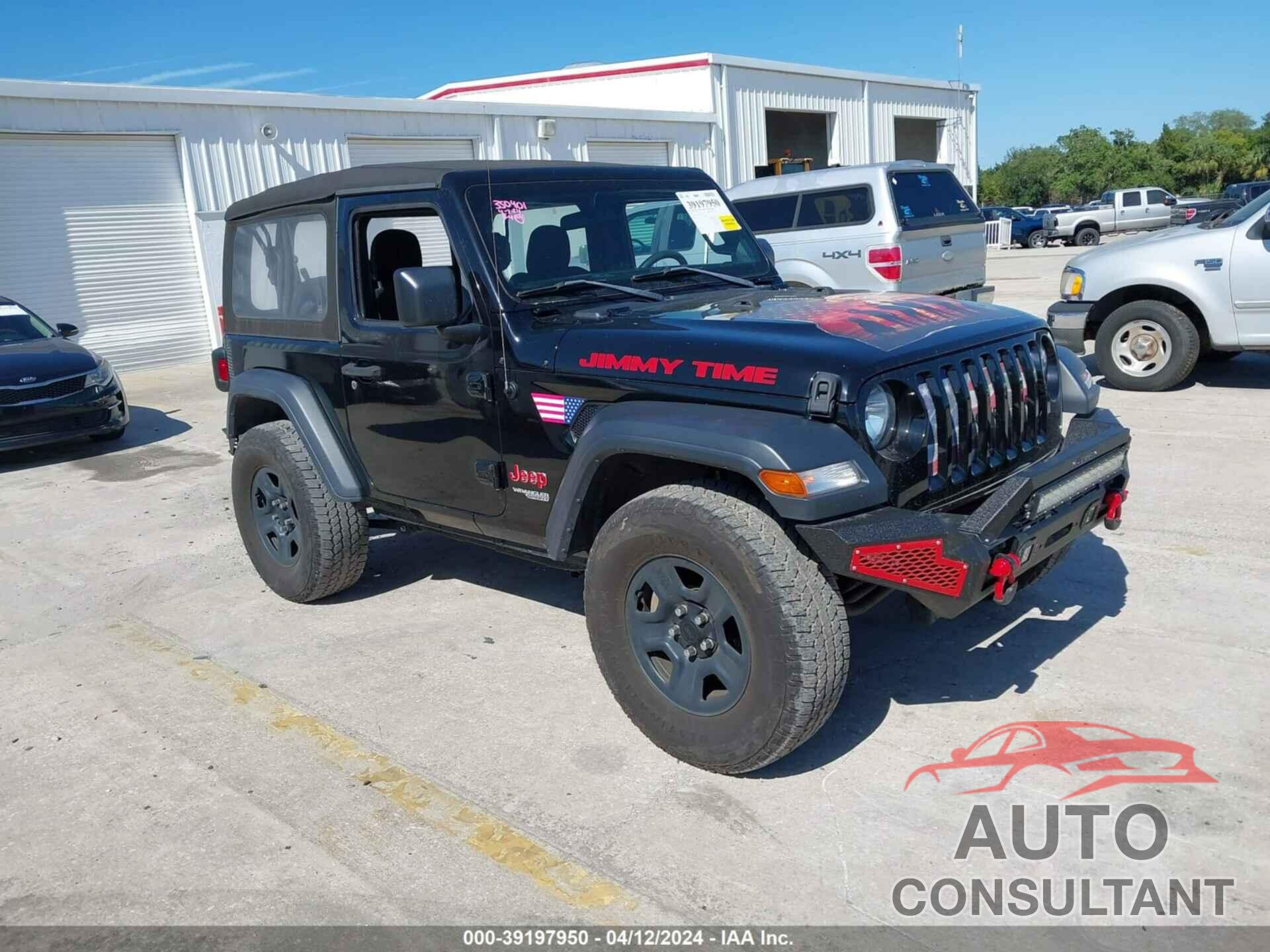 JEEP WRANGLER 2019 - 1C4GJXAG9KW599349