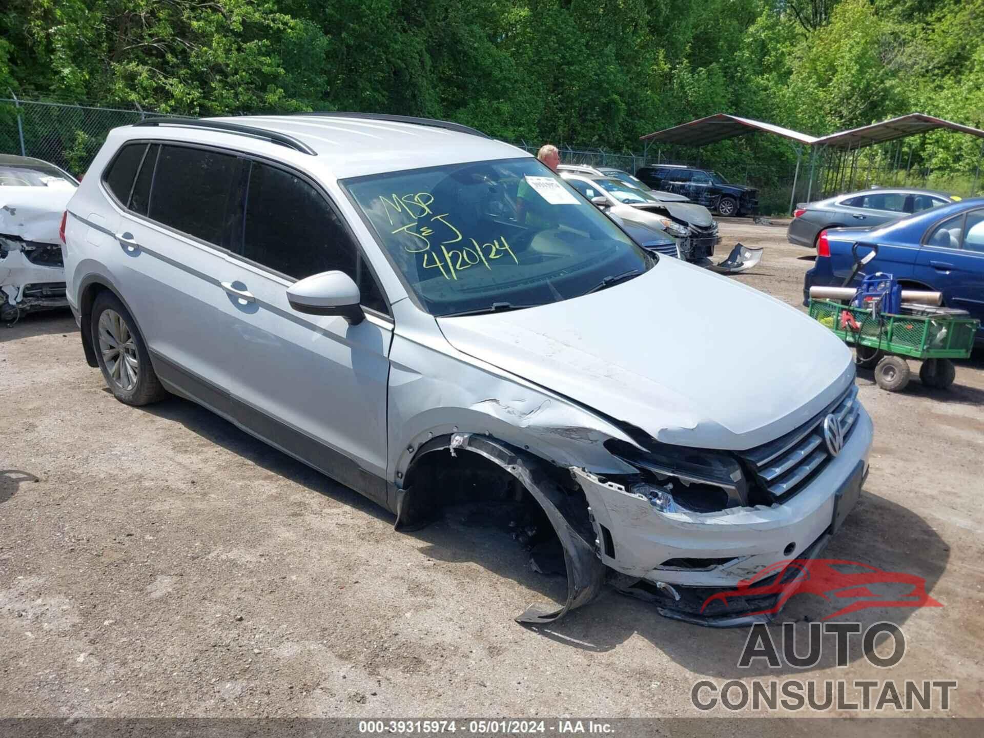 VOLKSWAGEN TIGUAN 2018 - 3VV0B7AX2JM120199