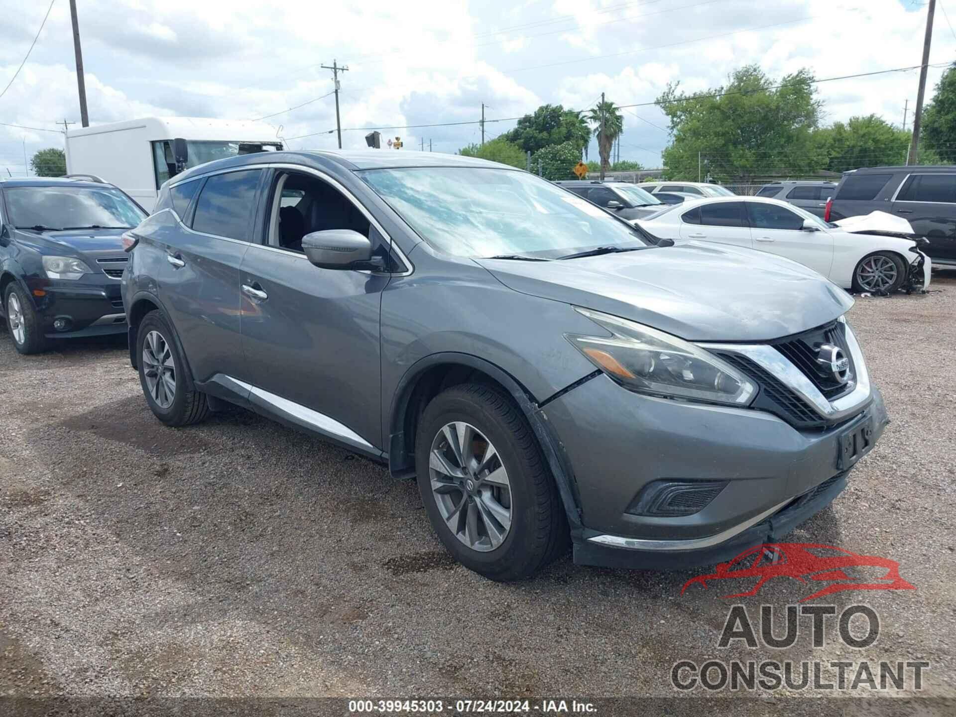 NISSAN MURANO 2018 - 5N1AZ2MG6JN193428