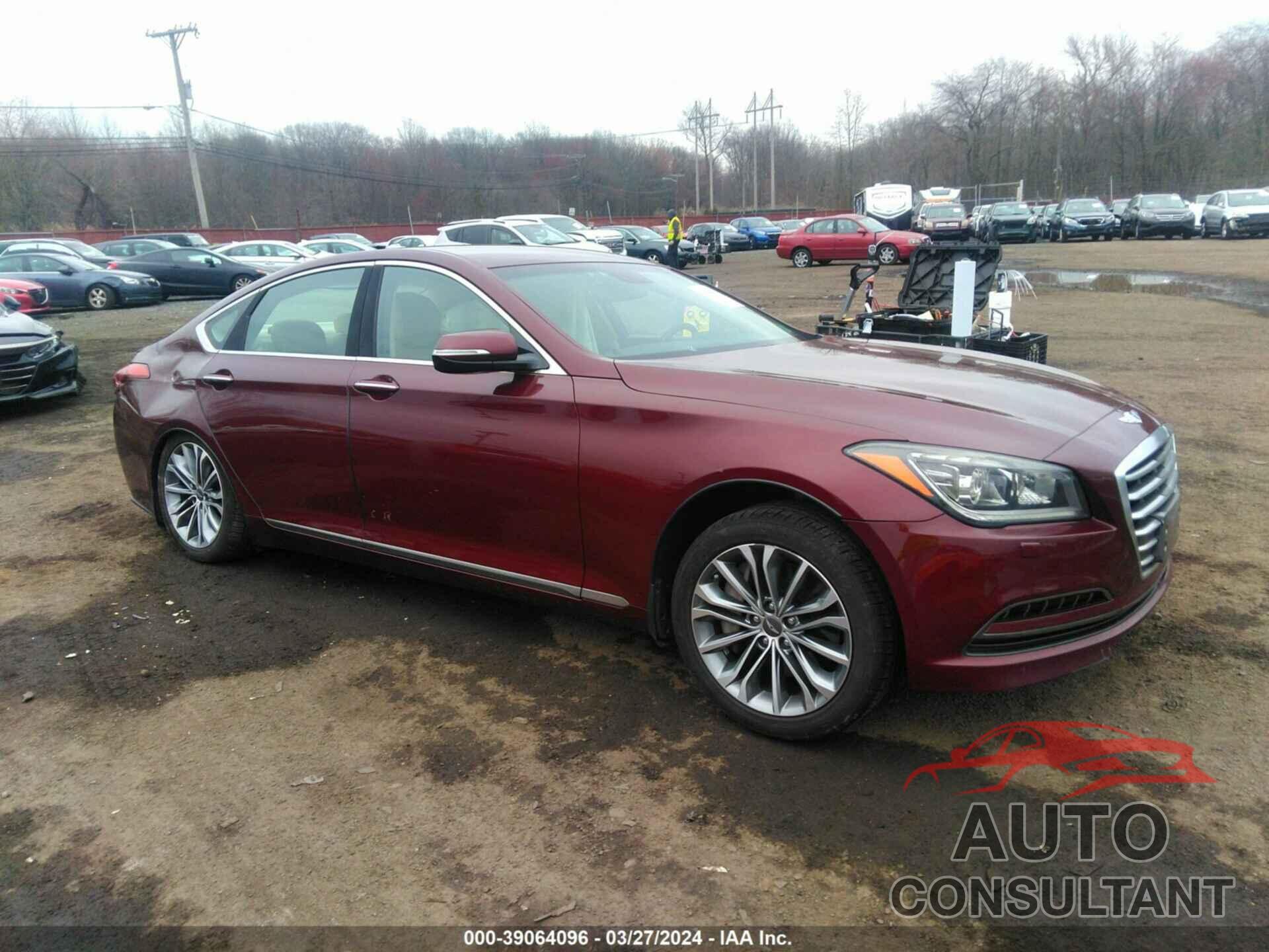 HYUNDAI GENESIS 2016 - KMHGN4JE8GU138885