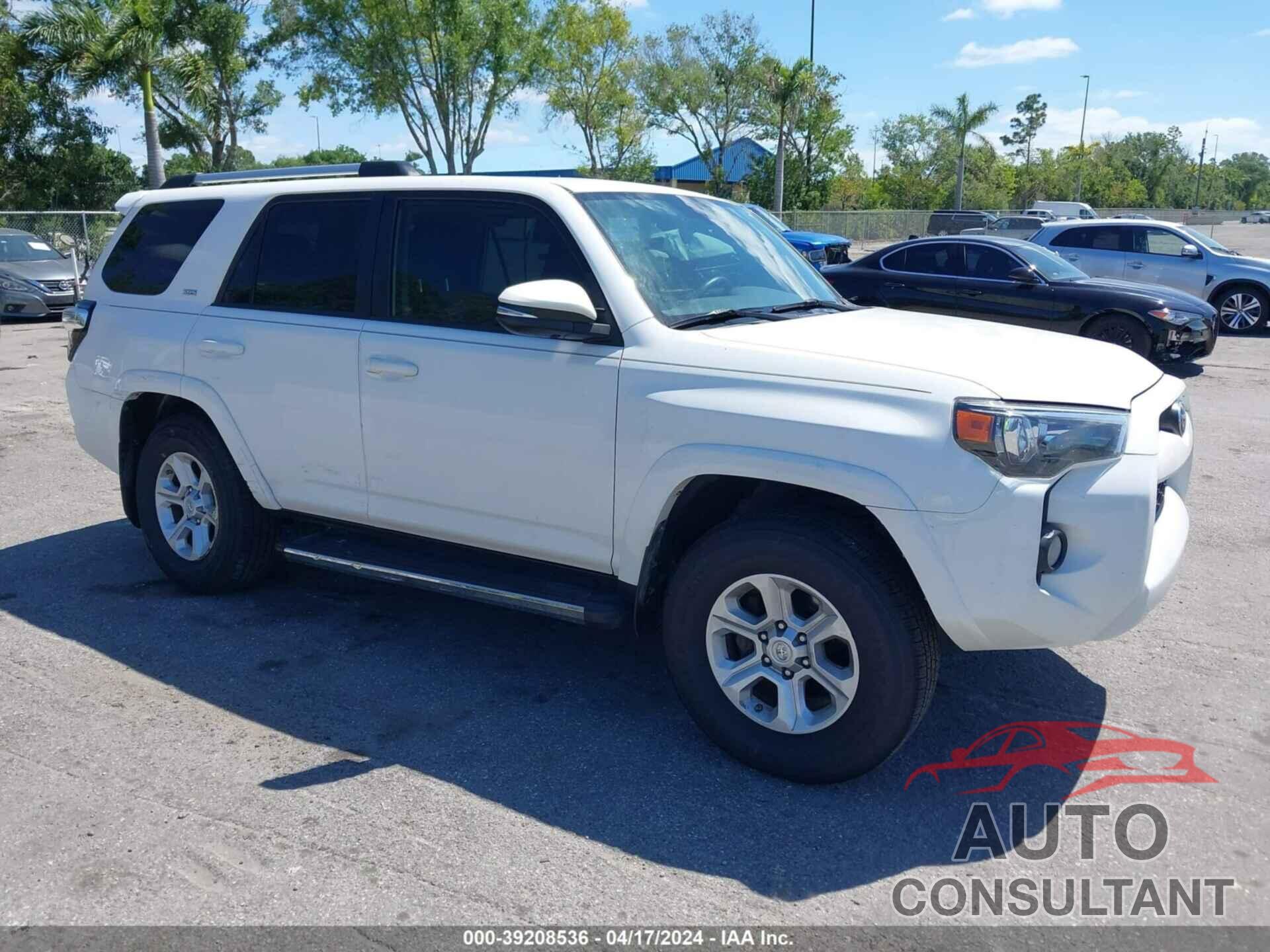 TOYOTA 4RUNNER 2019 - JTEBU5JR9K5694924