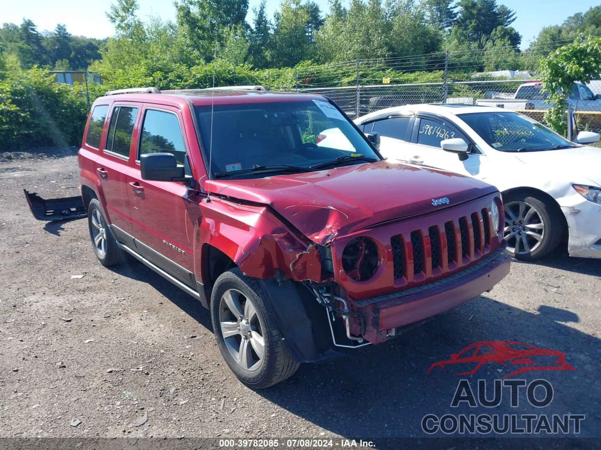 JEEP PATRIOT 2017 - 1C4NJRFB2HD162619