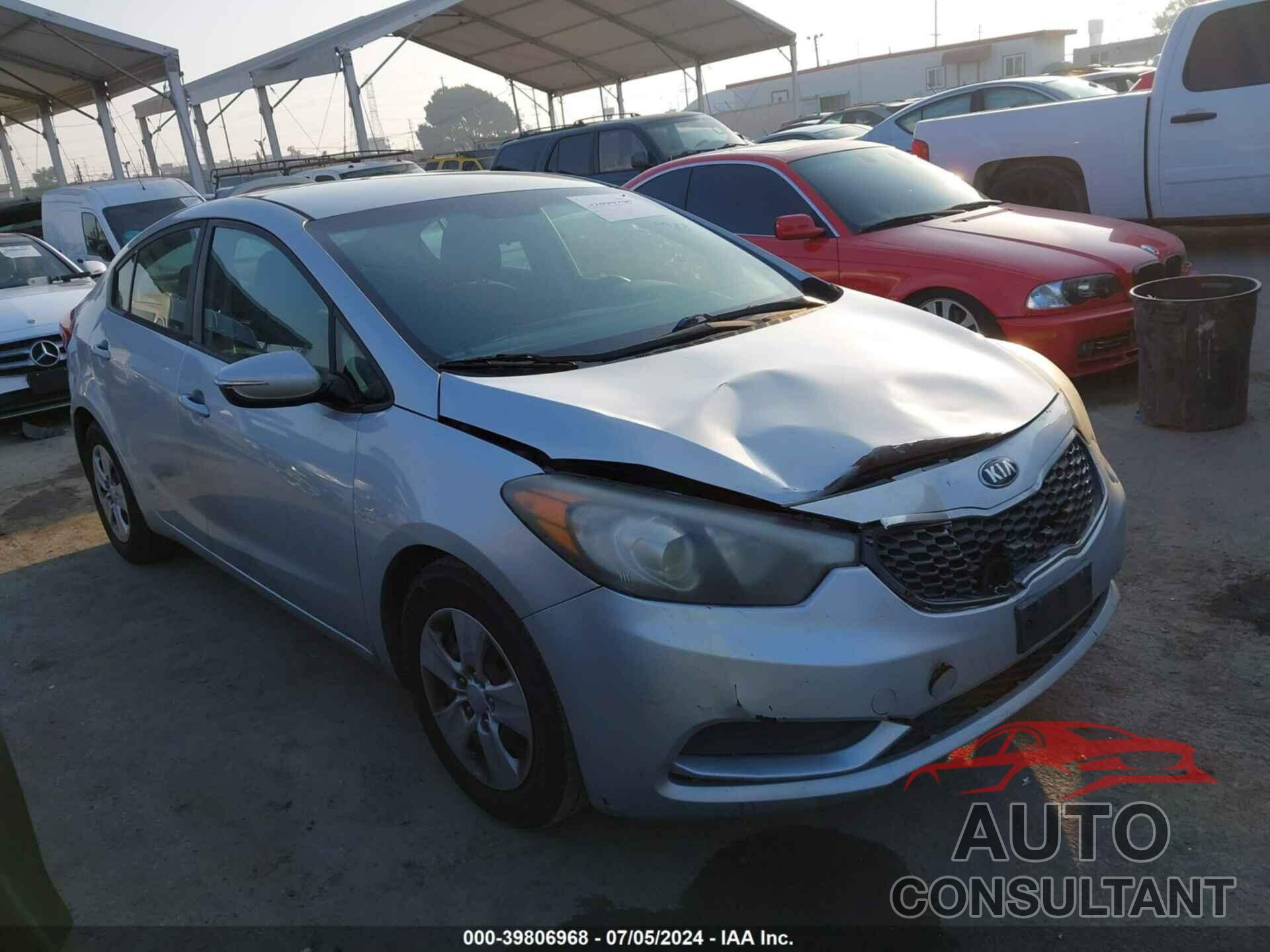 KIA FORTE 2016 - KNAFX4A67G5544067