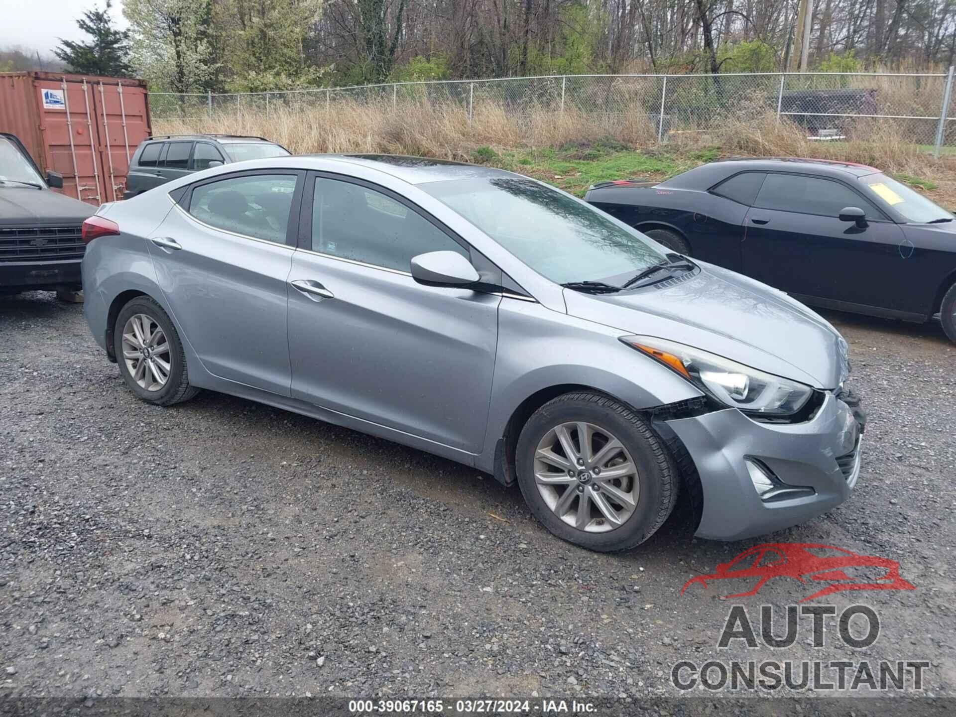 HYUNDAI ELANTRA 2015 - 5NPDH4AE4FH629414