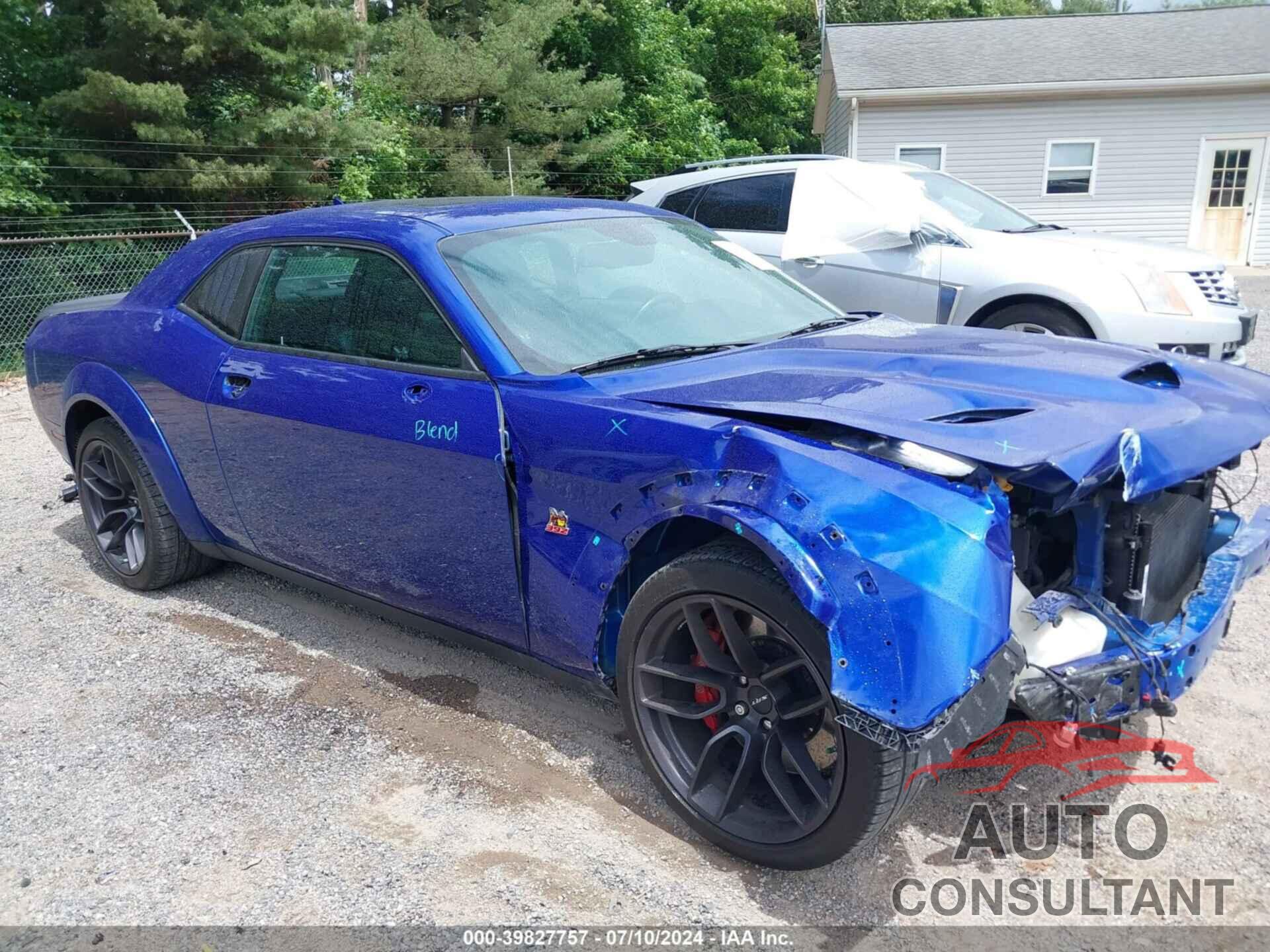 DODGE CHALLENGER 2019 - 2C3CDZFJ2KH691394