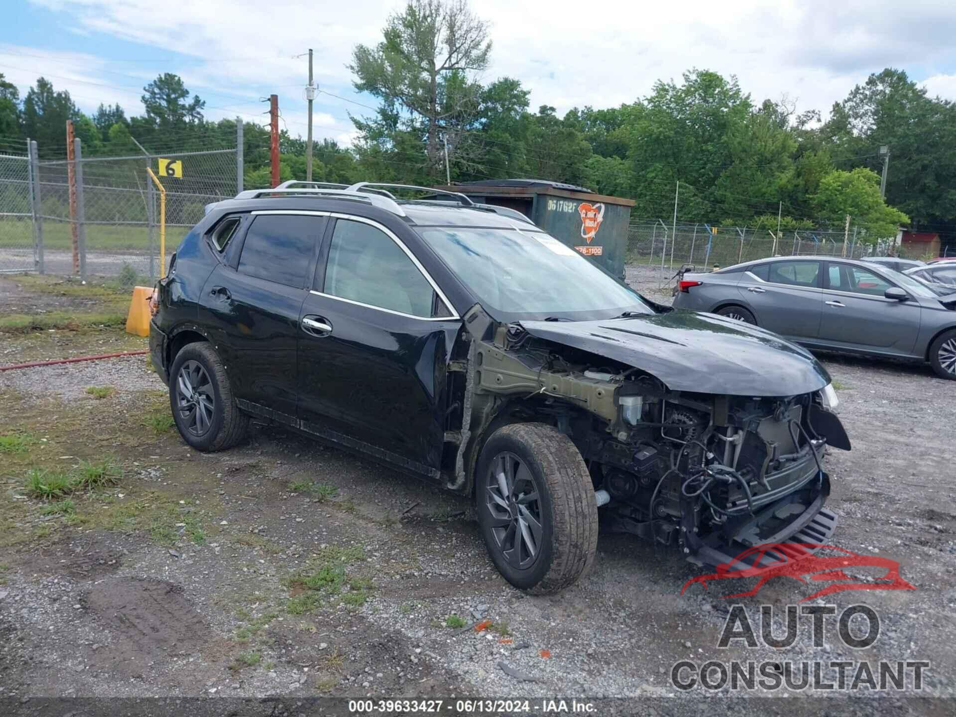 NISSAN ROGUE 2016 - 5N1AT2MT5GC874778