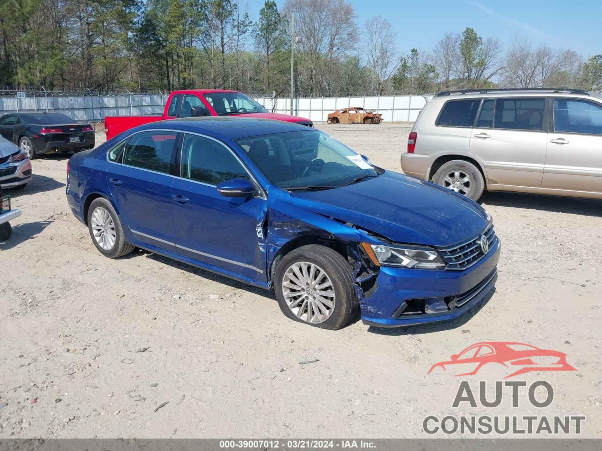 VOLKSWAGEN PASSAT 2016 - 1VWBS7A39GC028423