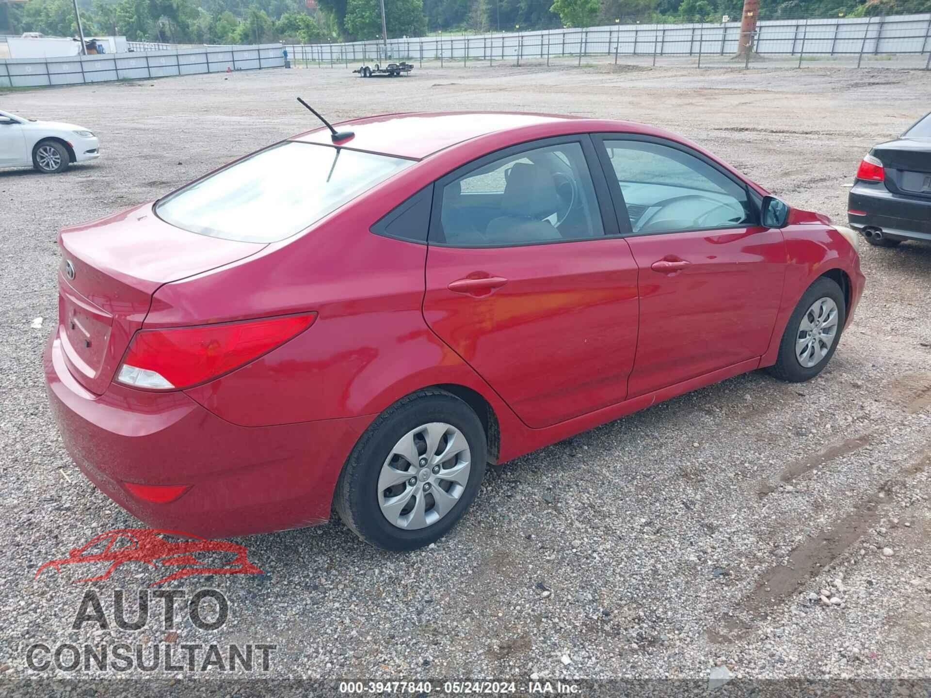 HYUNDAI ACCENT 2017 - KMHCT4AE2HU194164