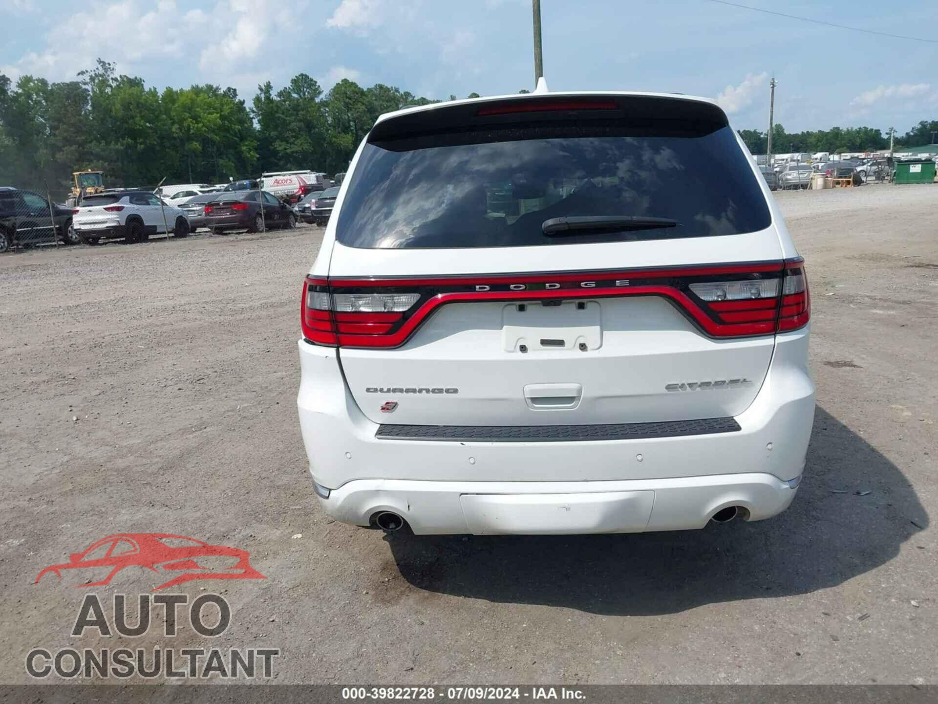 DODGE DURANGO 2022 - 1C4SDJET9NC219079