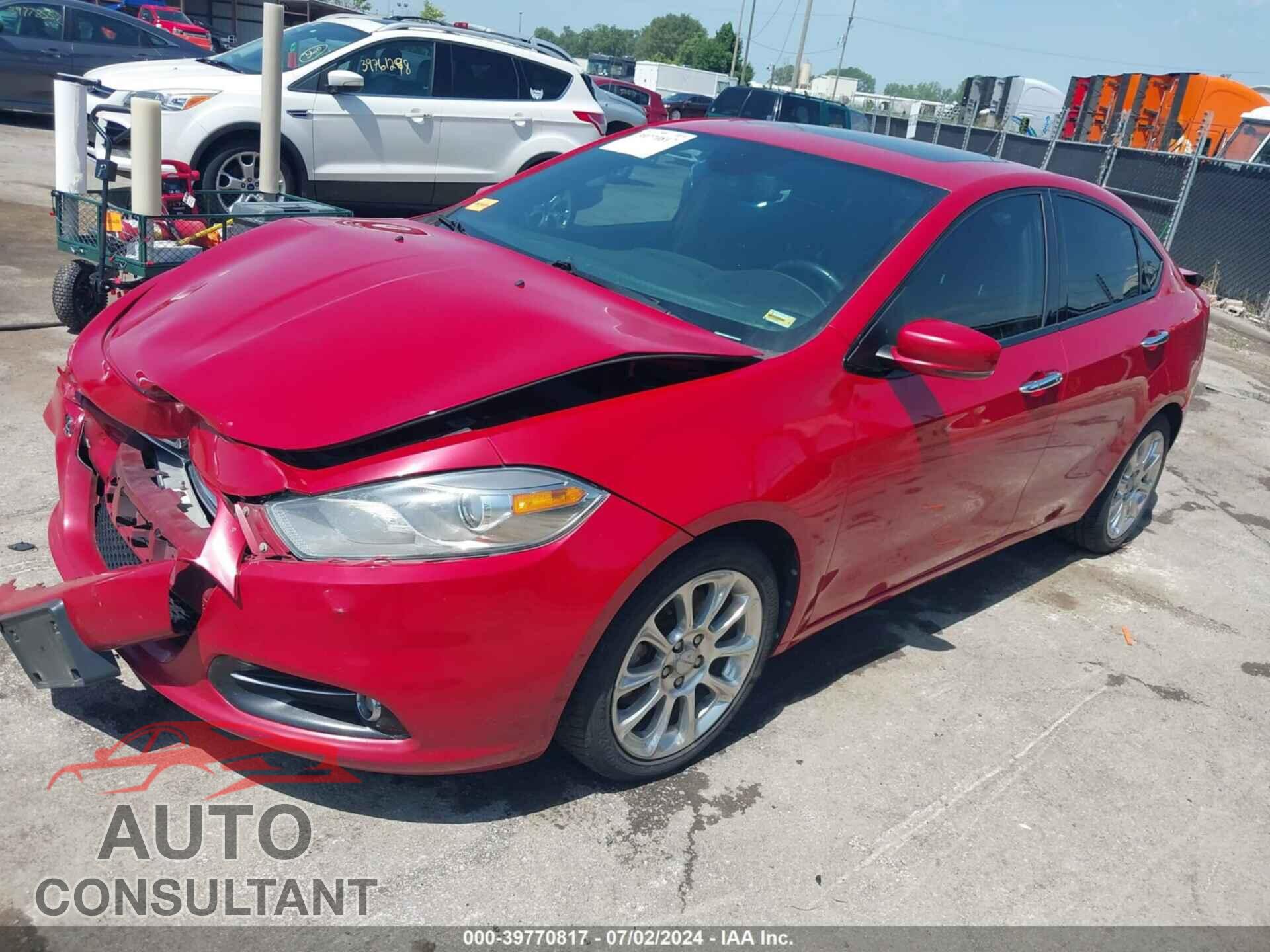 DODGE DART 2013 - 1C3CDFCA5DD132909