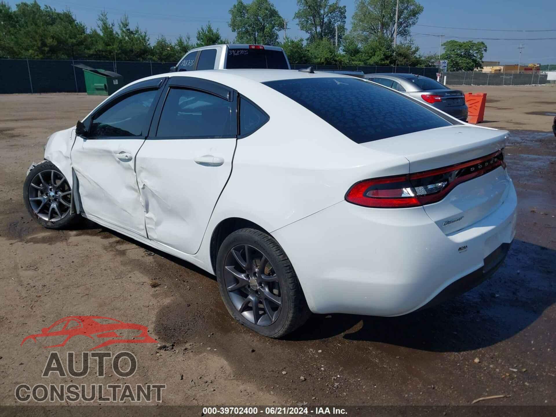 DODGE DART 2016 - 1C3CDFAAXGD577797