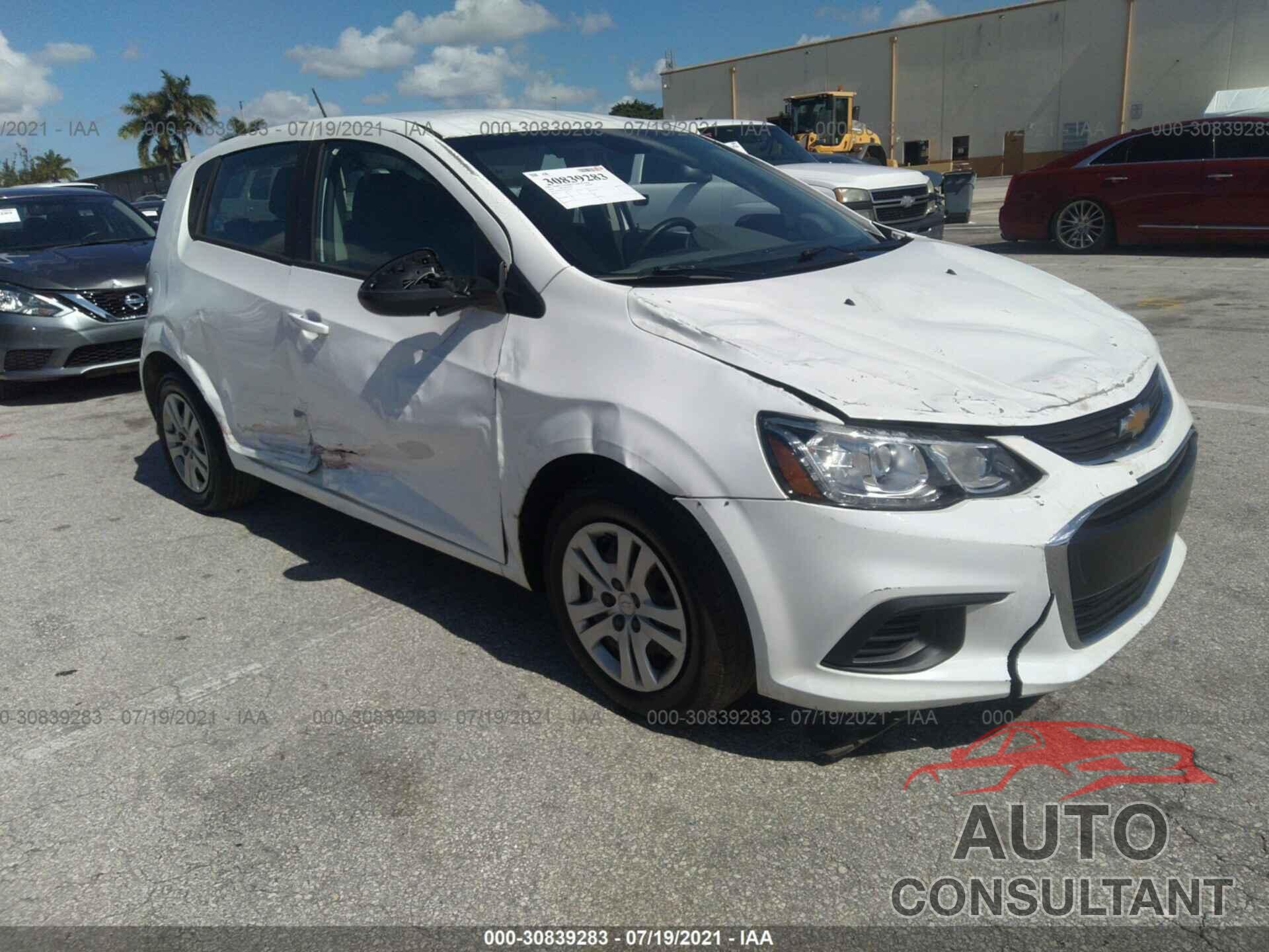 CHEVROLET SONIC 2020 - 1G1JG6SB8L4101102