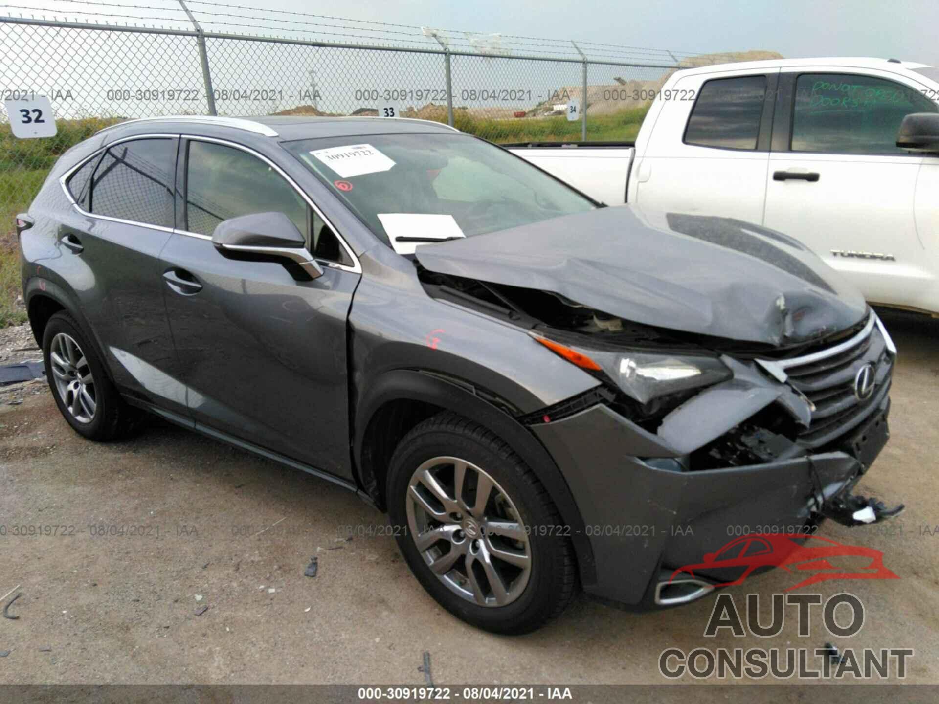 LEXUS NX 200T 2016 - JTJYARBZ9G2049371