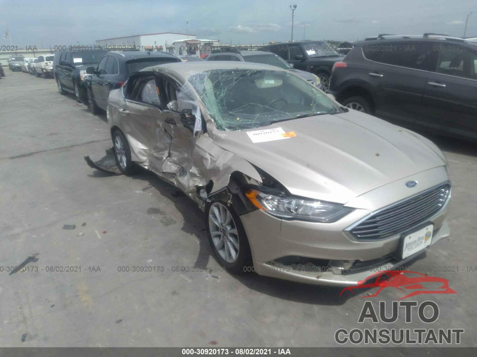FORD FUSION 2017 - 3FA6P0H77HR109824