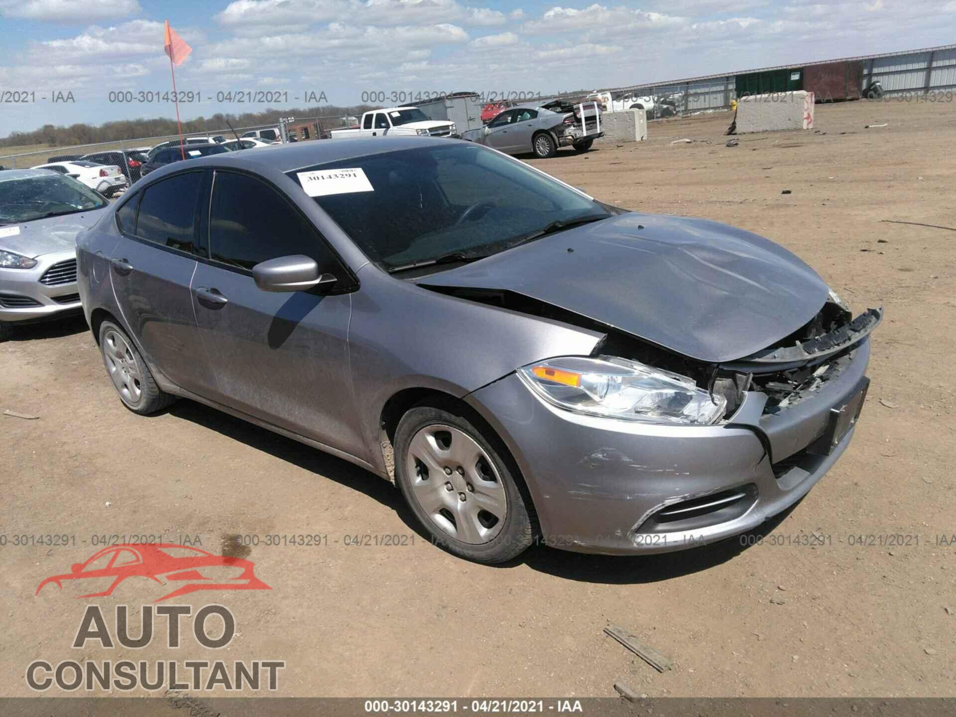 DODGE DART 2016 - 1C3CDFAA7GD564800