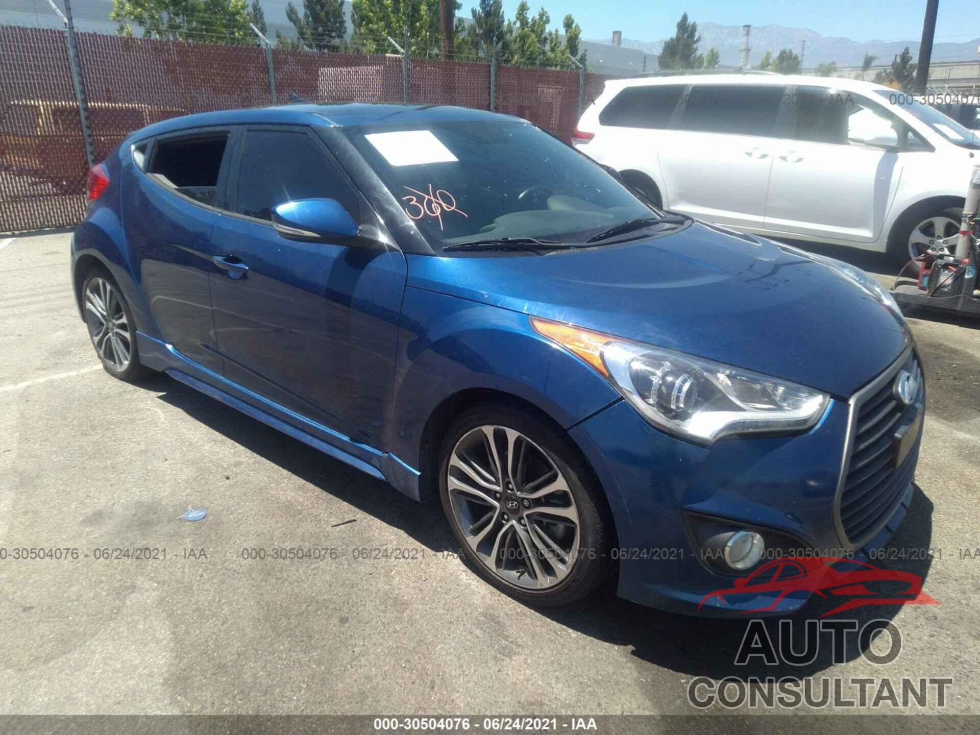 HYUNDAI VELOSTER 2016 - KMHTC6AE8GU302099