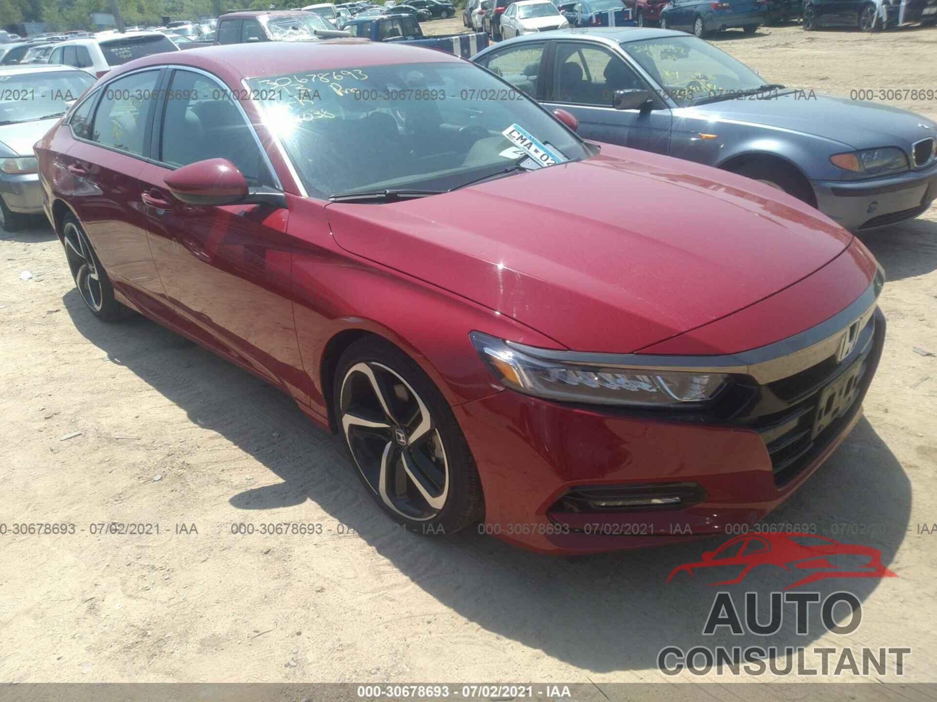 HONDA ACCORD SEDAN 2018 - 1HGCV1F30JA134395