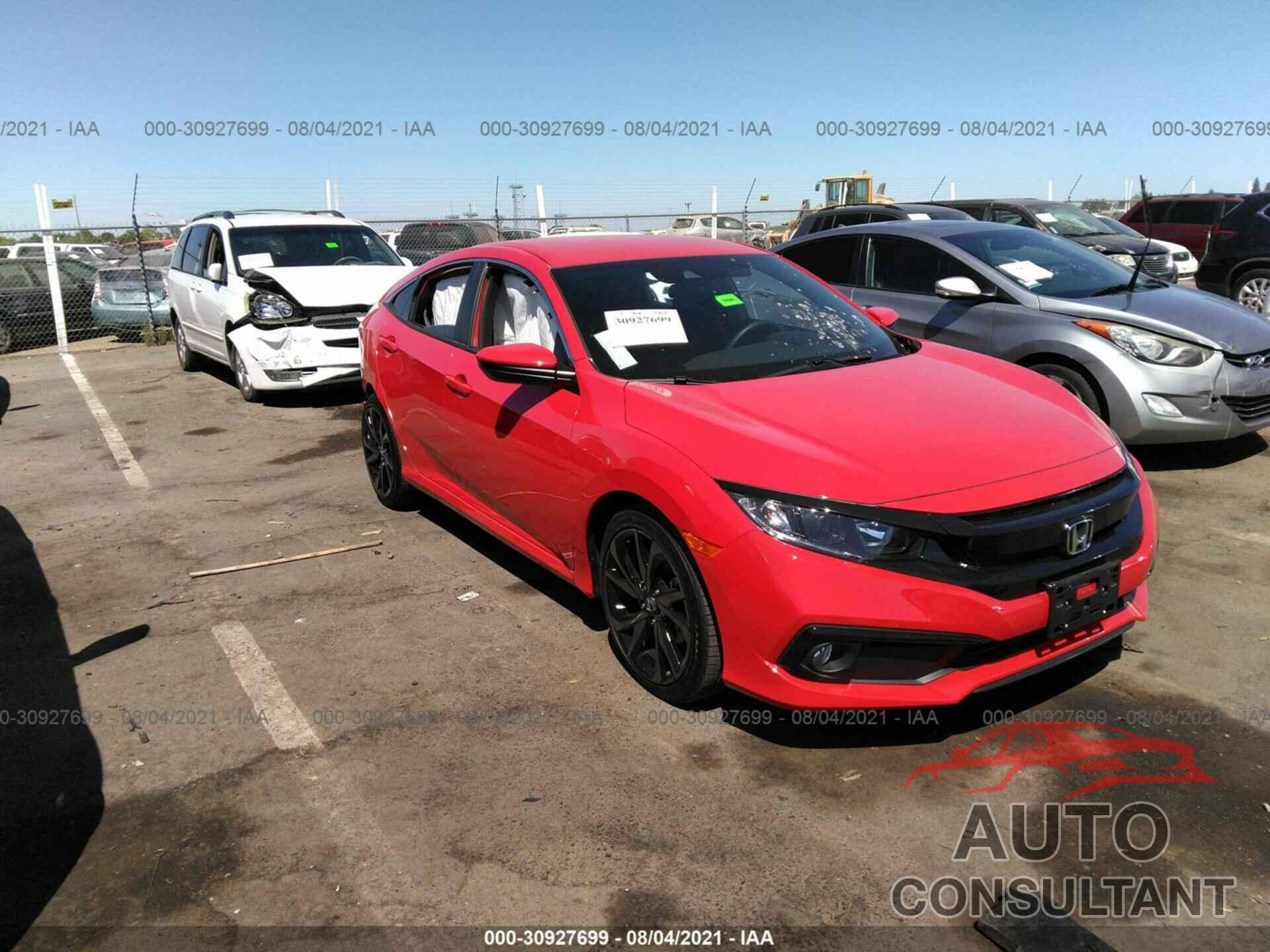 HONDA CIVIC SEDAN 2021 - 2HGFC2F89MH523918